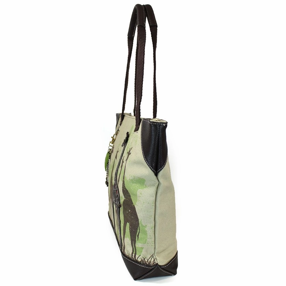 Safari Canvas Tote - Giraffe