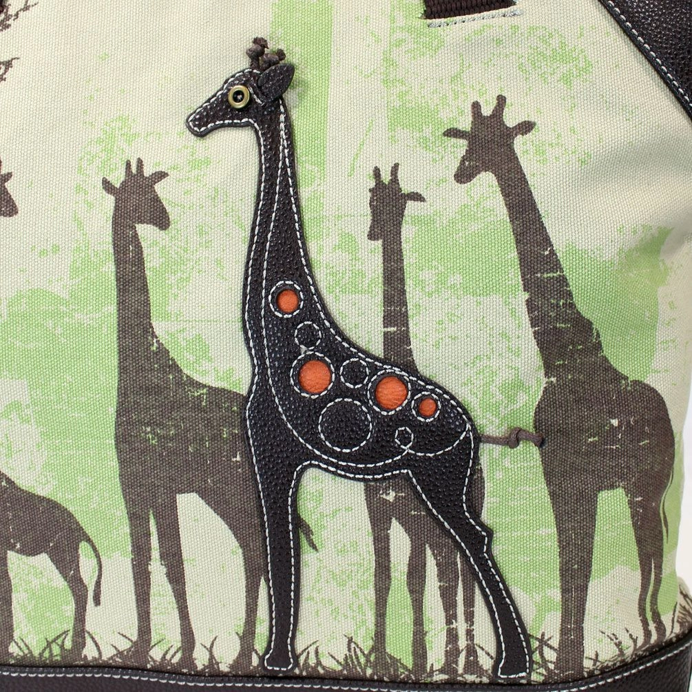 Safari Canvas Tote - Giraffe