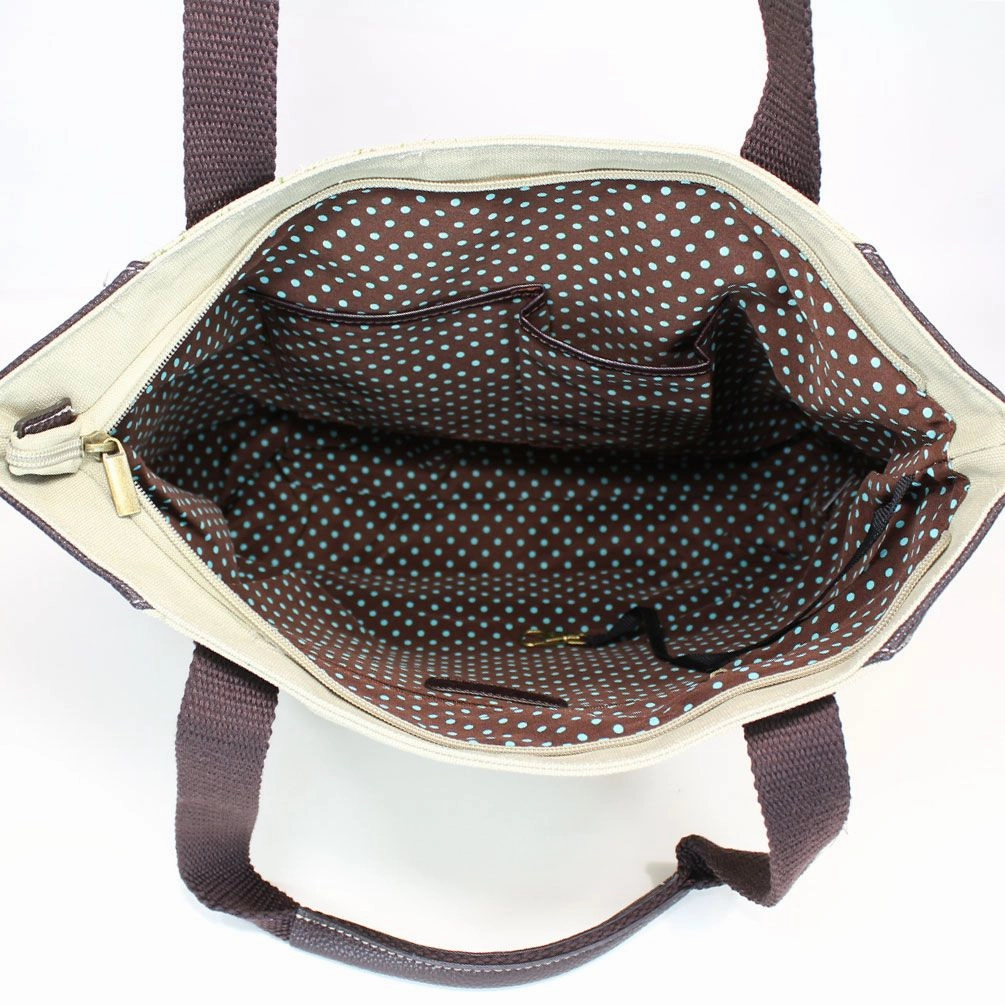 Safari Canvas Tote - Giraffe