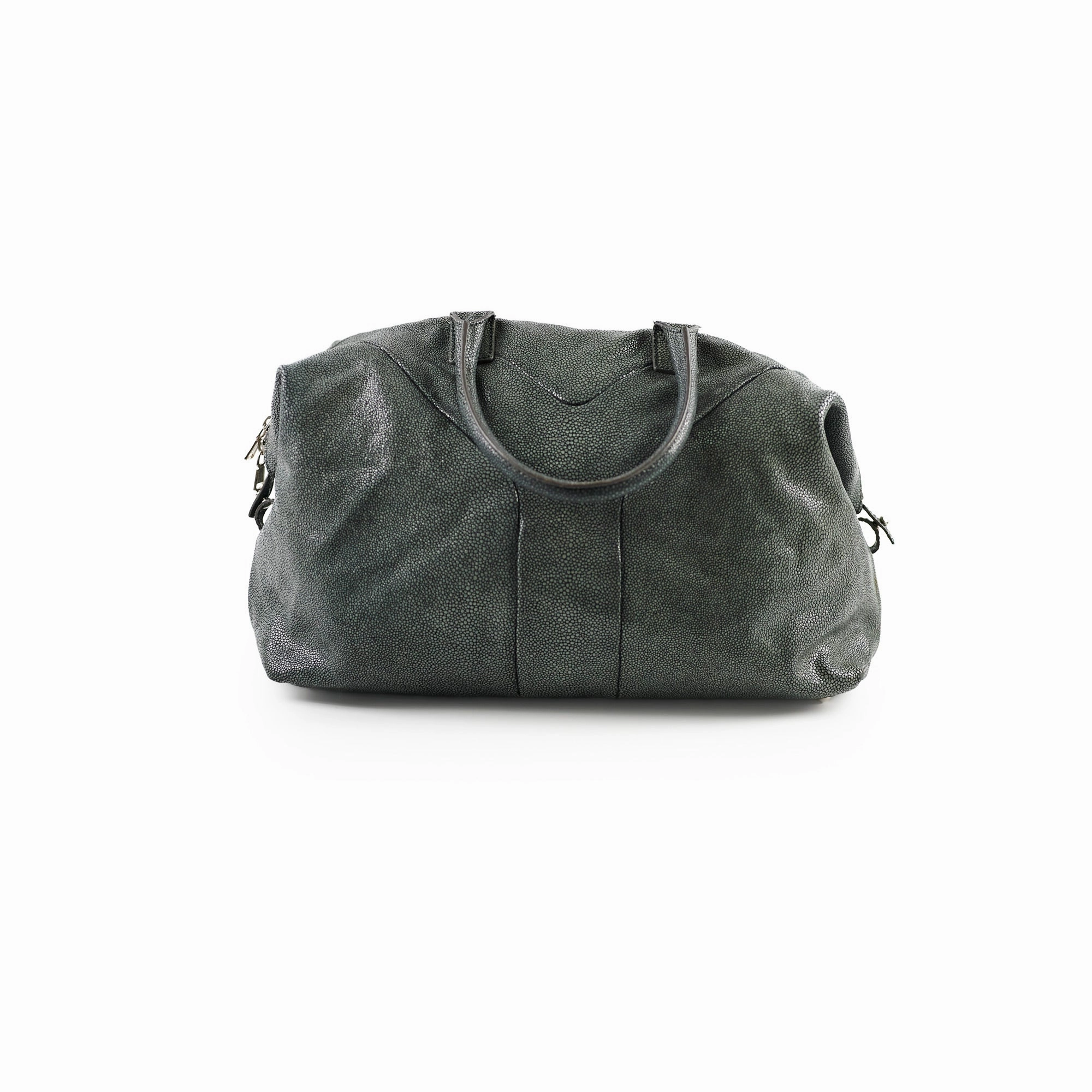 Saint Lauren Stingray Embossed Y Tote Grey
