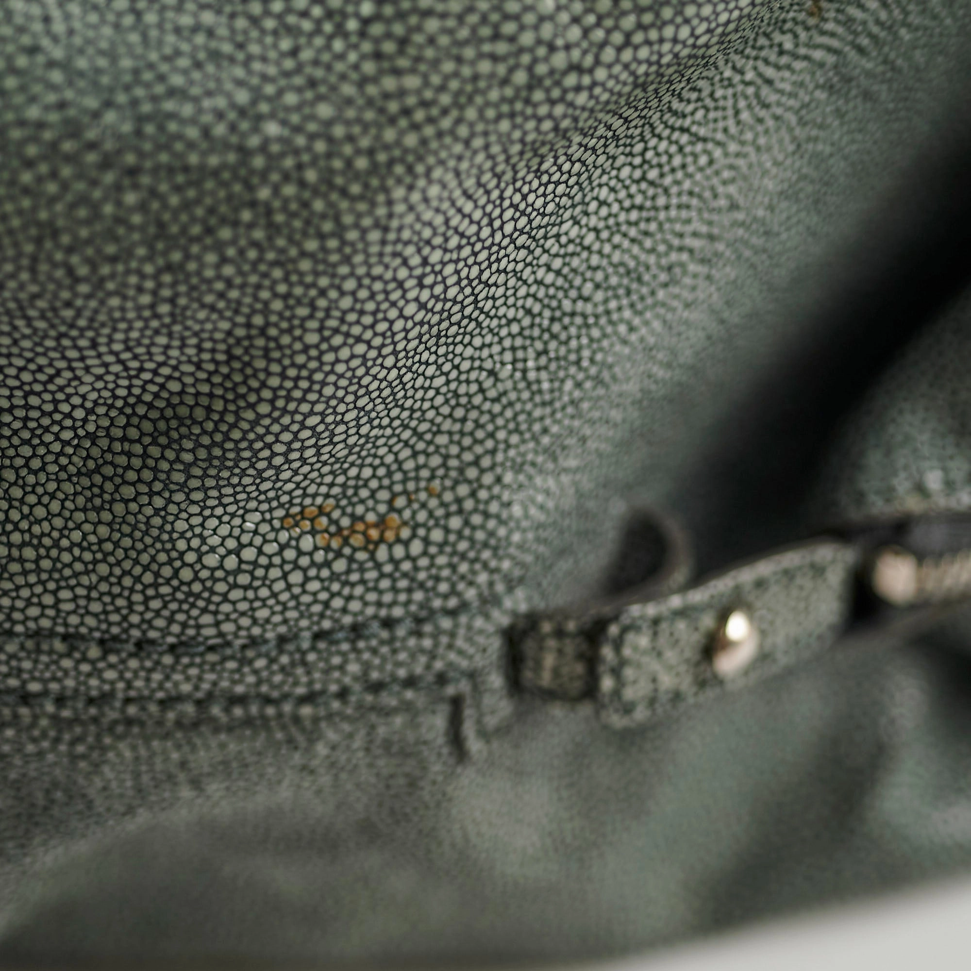 Saint Lauren Stingray Embossed Y Tote Grey