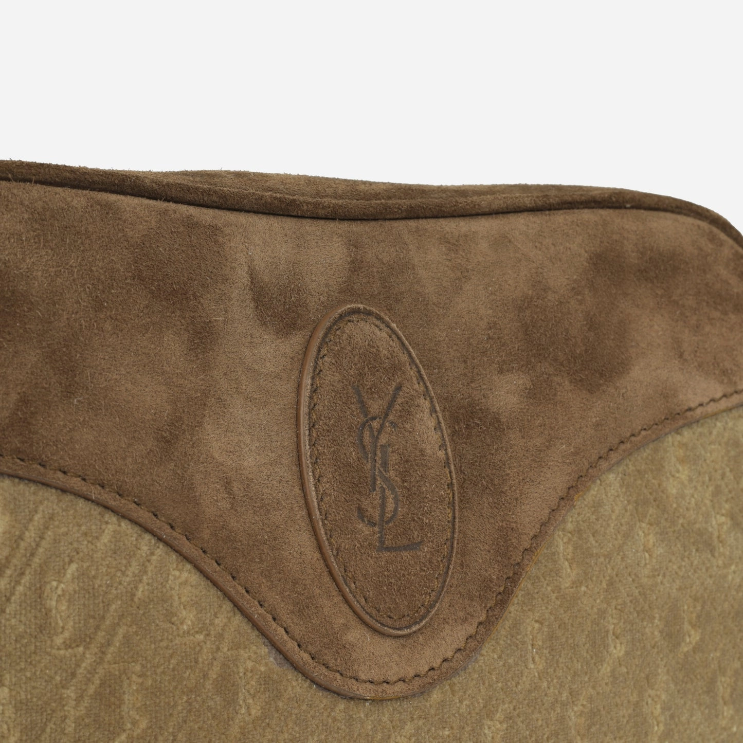 Saint Laurent - Le Monogramme CUR - Tan Suede/Velvet GHW - Unused