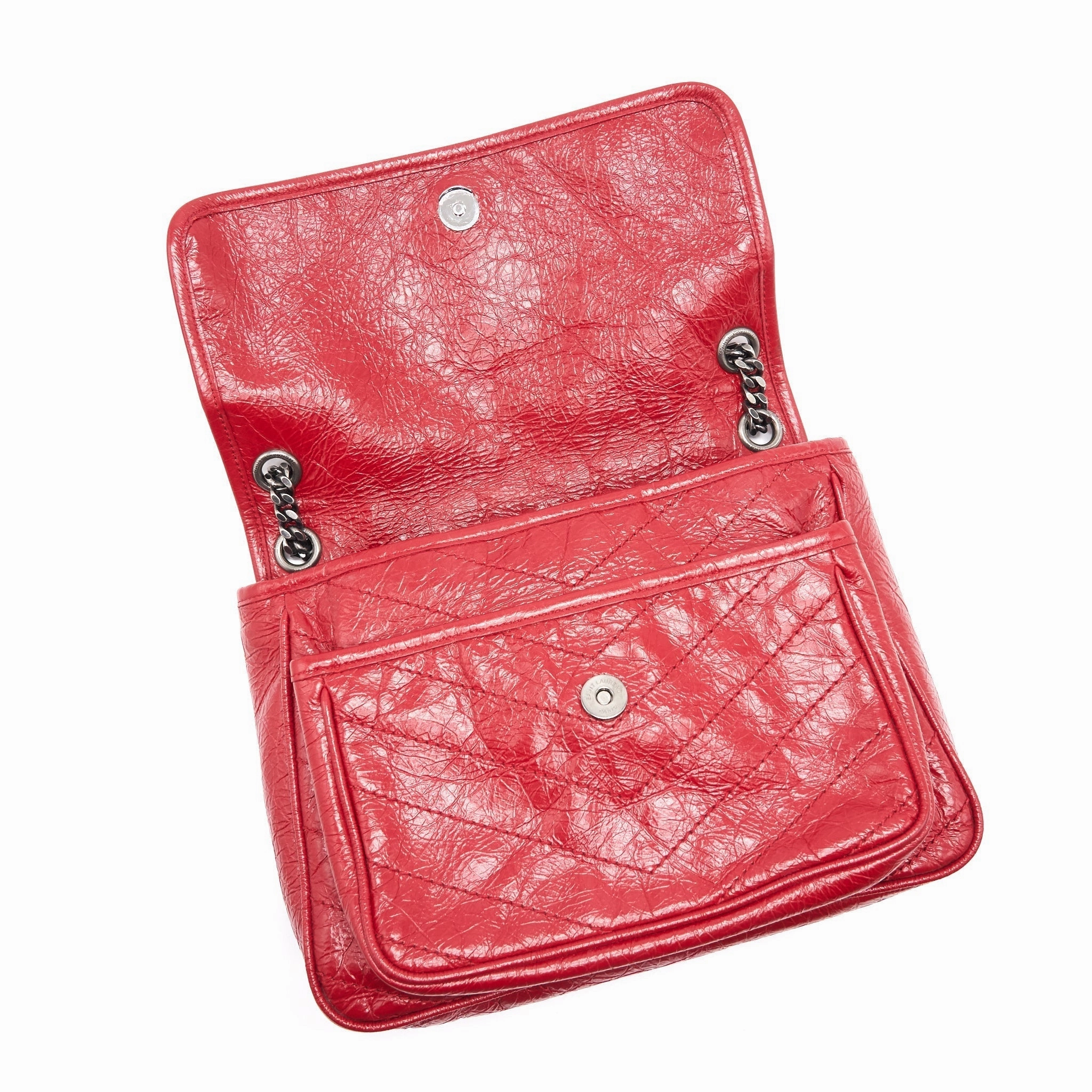 Saint Laurent / YSL Medium Niki Shoulder Bag Red
