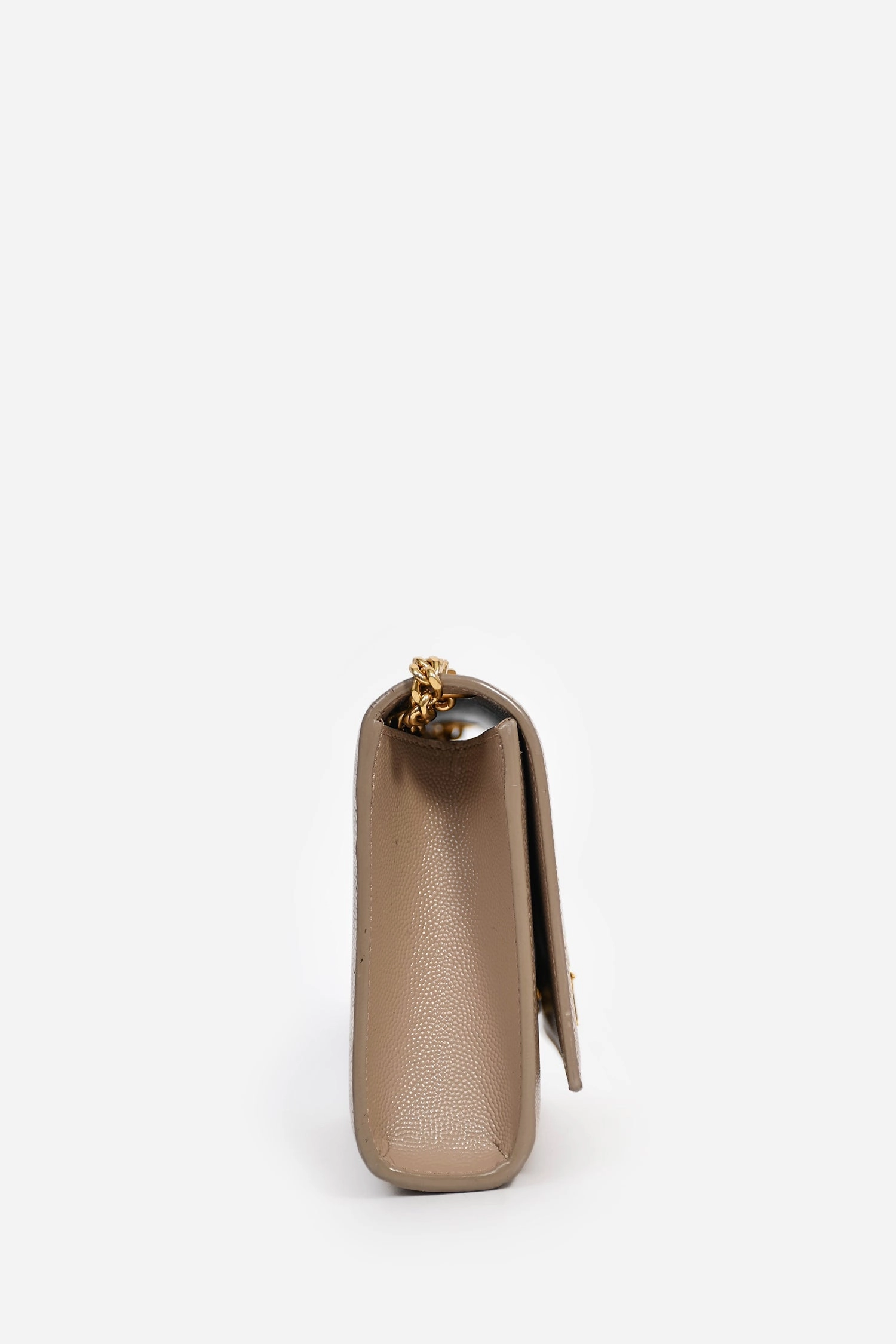 Saint Laurent Beige Leather Kate Small Chain Bag