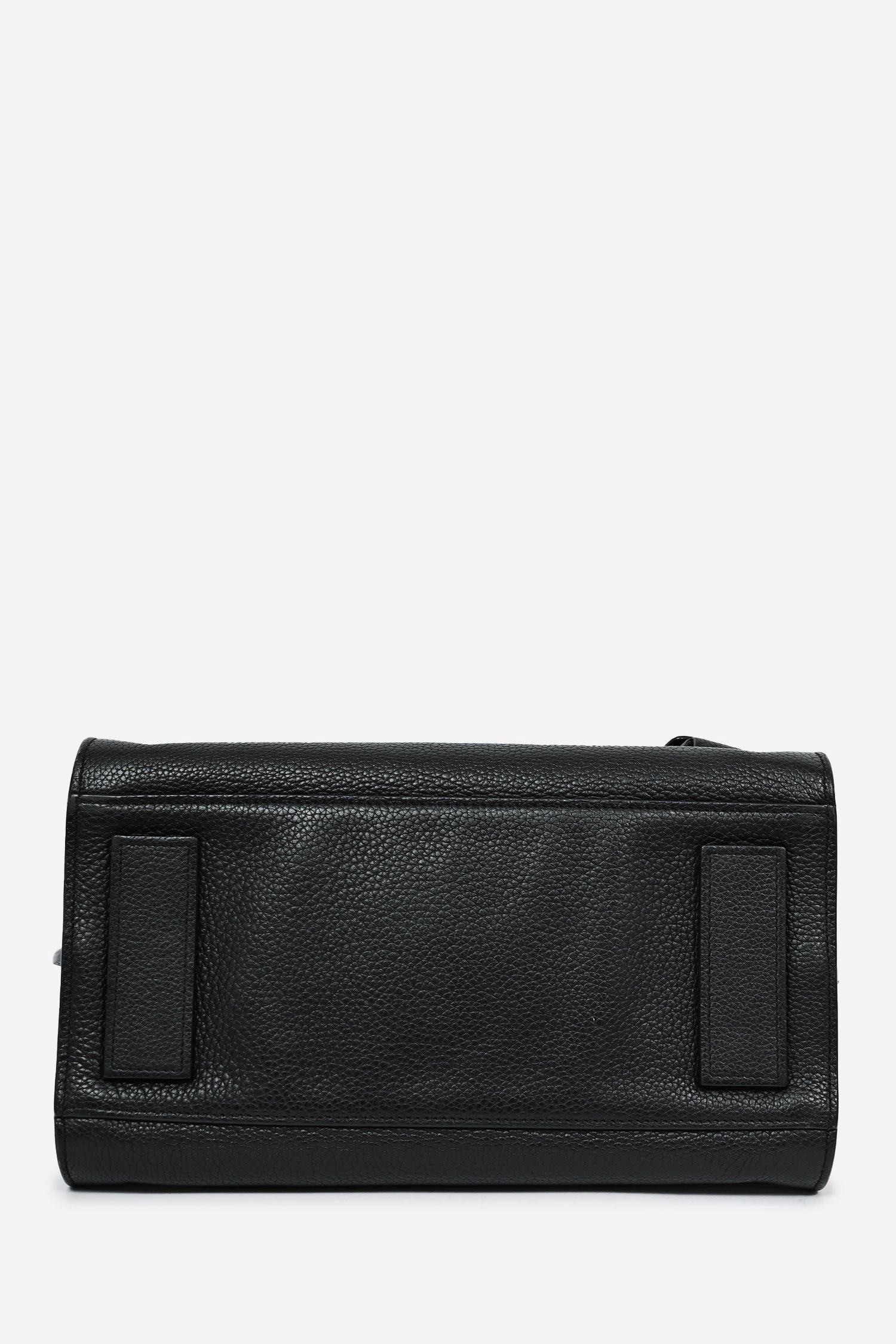 Saint Laurent Black Grained Leather Small 'Sac de Jour' Top Handle Bag with Strap