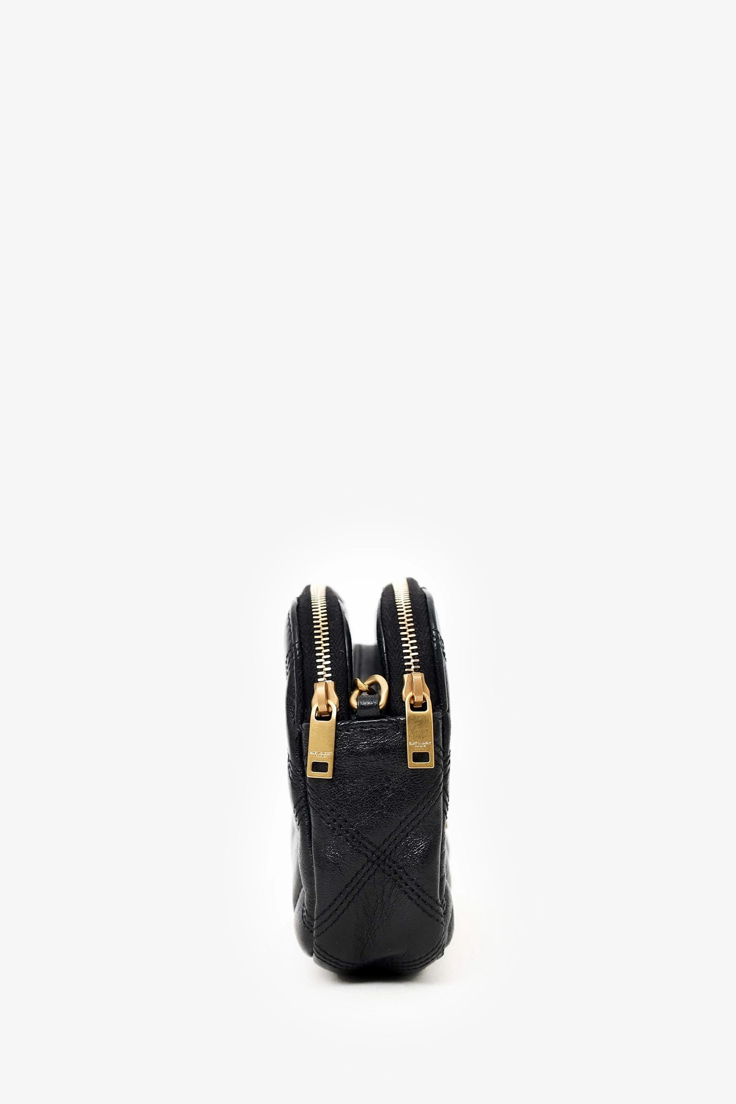 Saint Laurent Black Leather Becky Mini Camera Bag