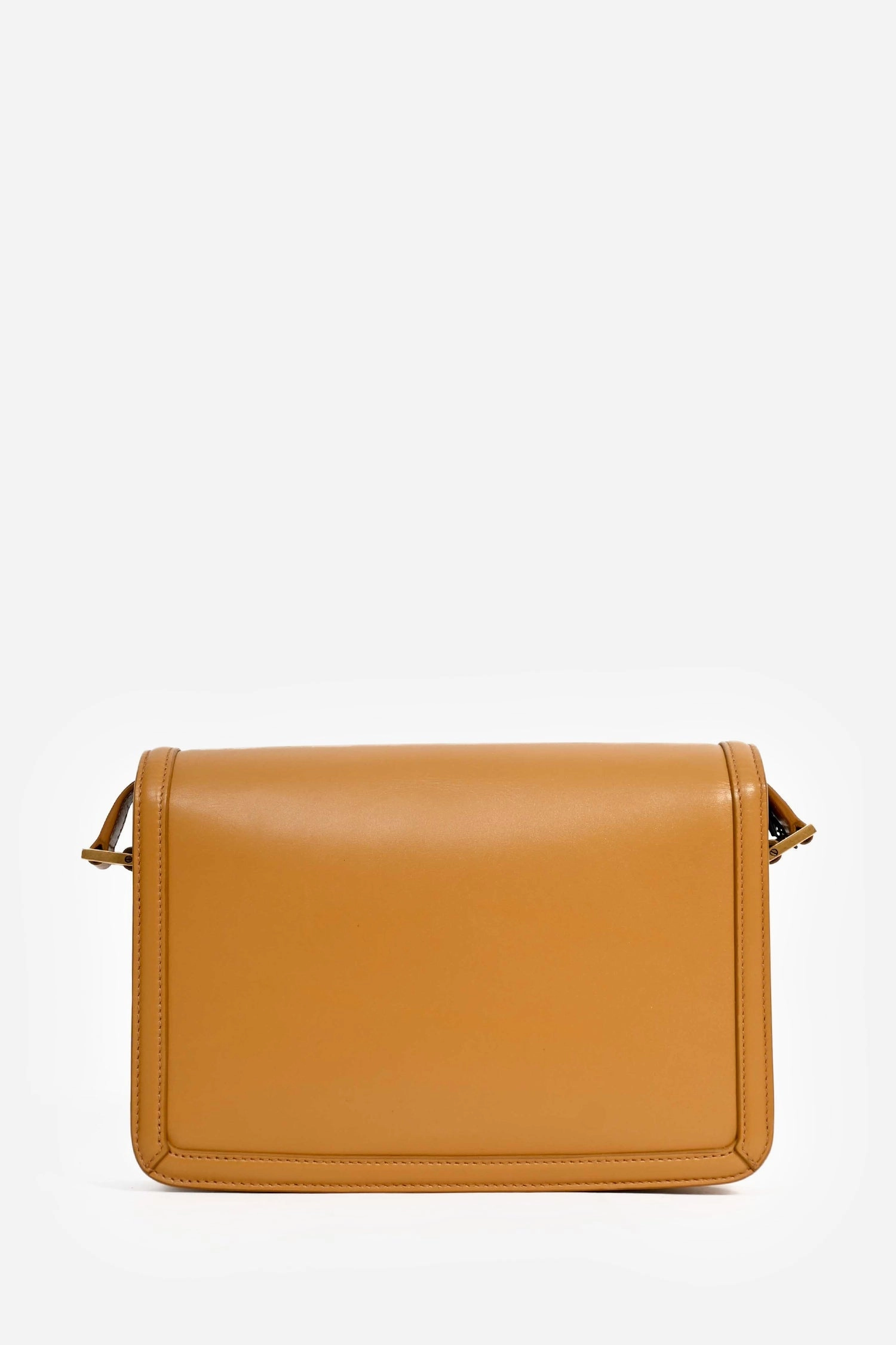 Saint Laurent Brown Leather 'Sac Solferino' Shoulder Bag