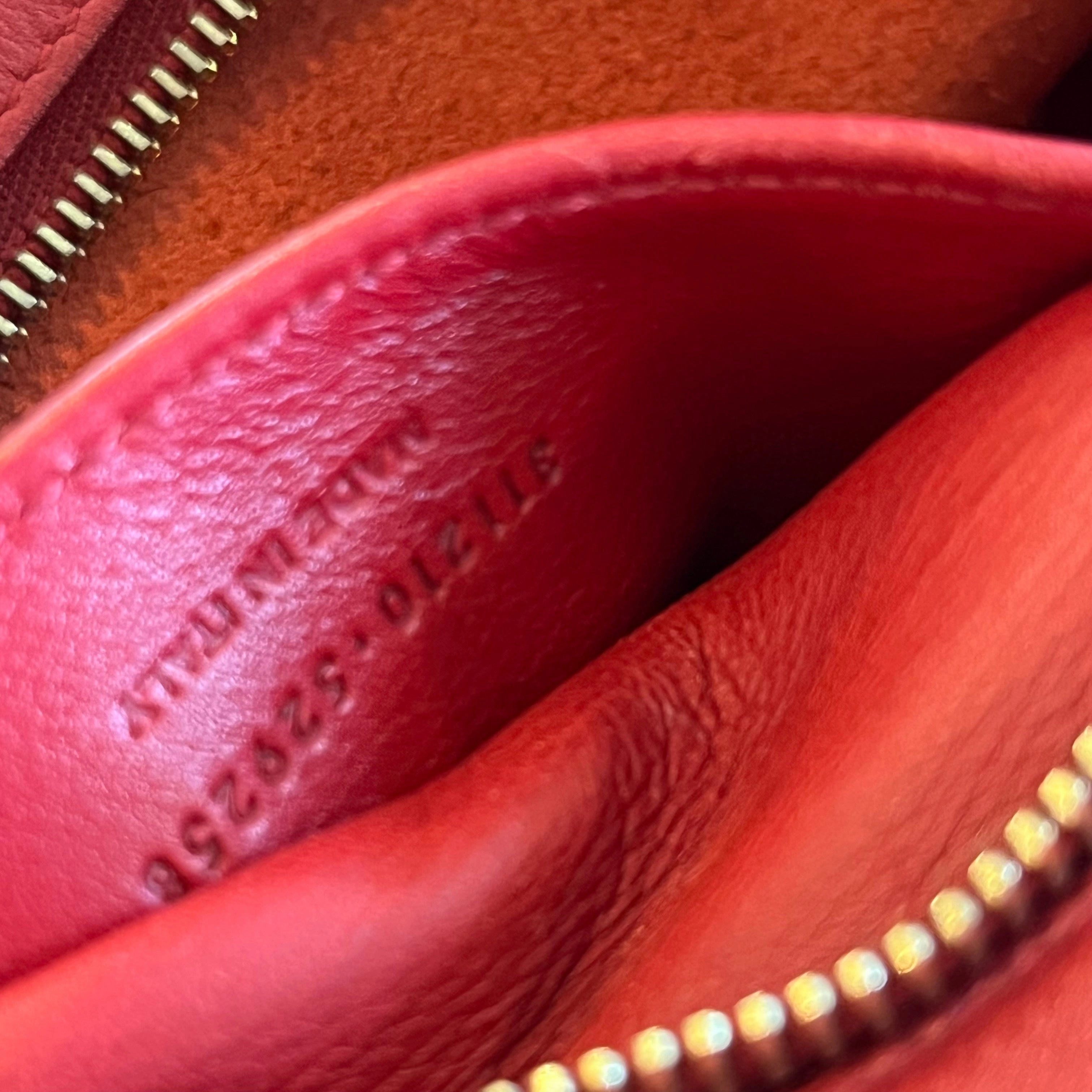 SAINT LAURENT Cabas ChYc Small Leather Two Way Tote