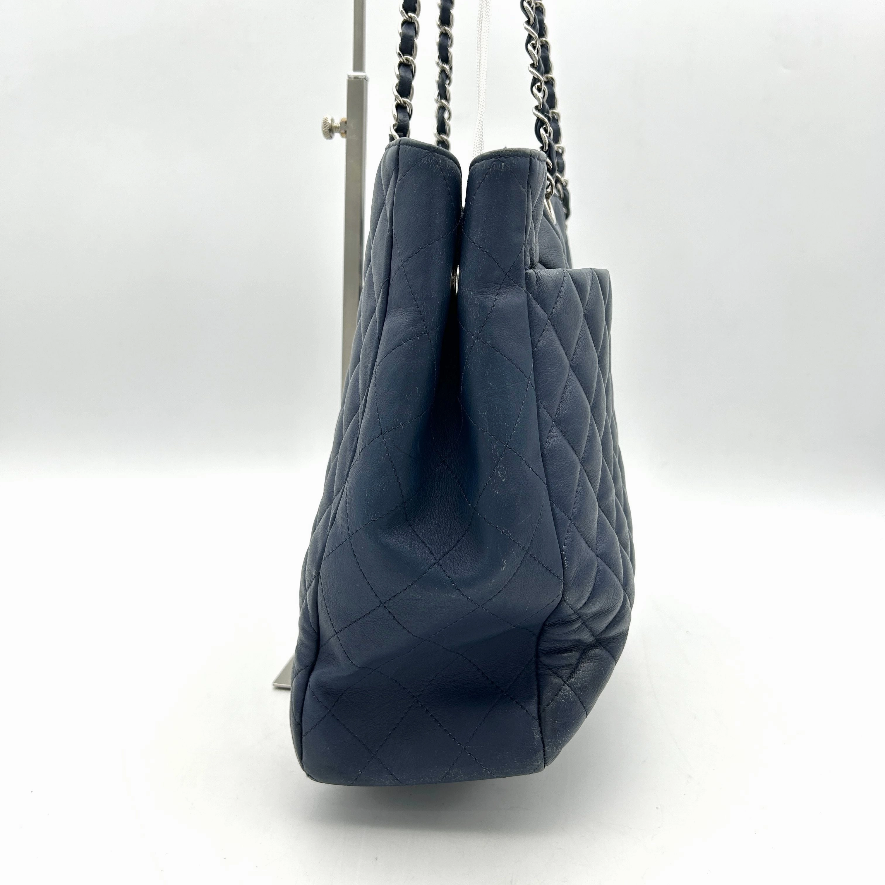 Saint Laurent Chevron Evening Bag - Black Totes, Handbags LA17300