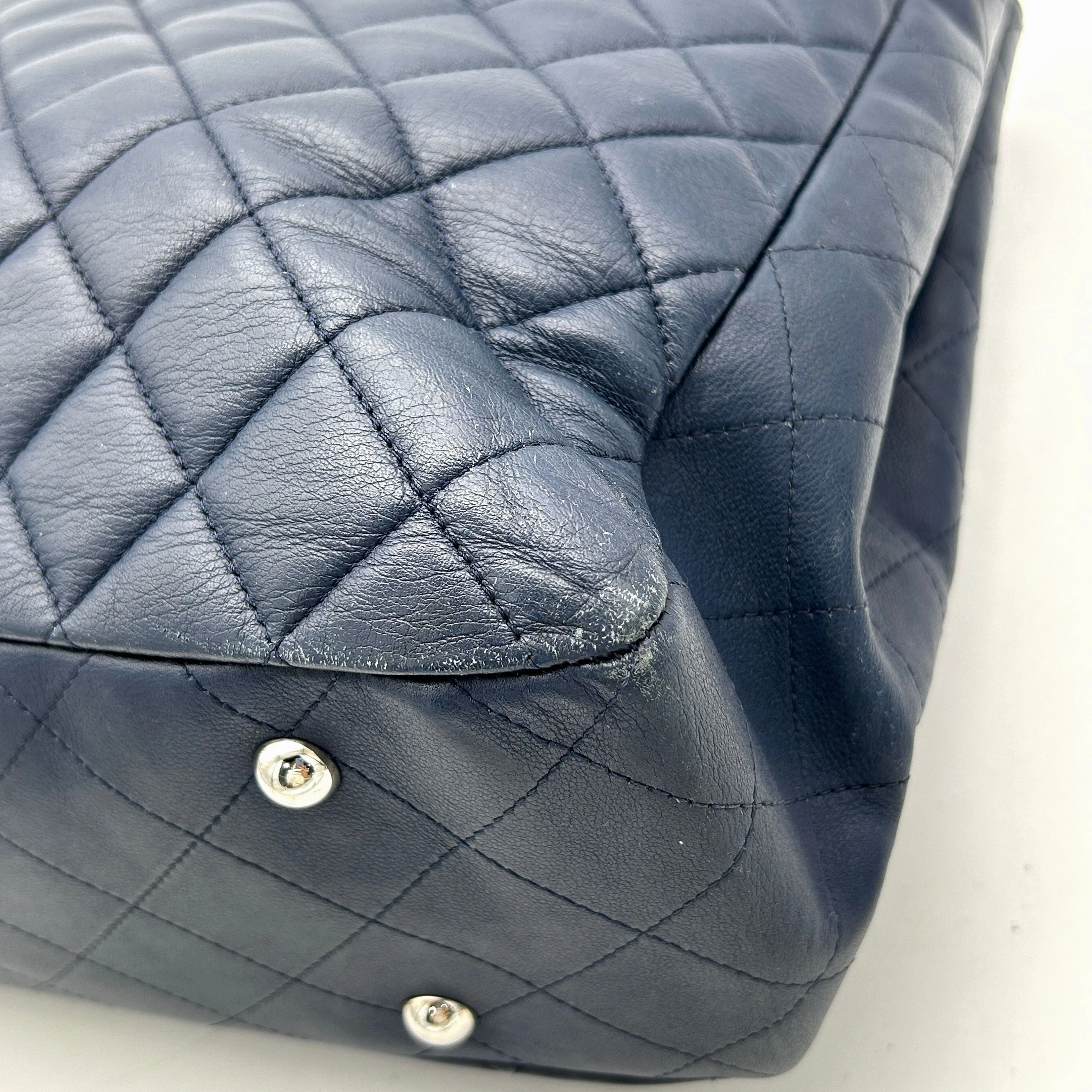 Saint Laurent Chevron Evening Bag - Black Totes, Handbags LA17300