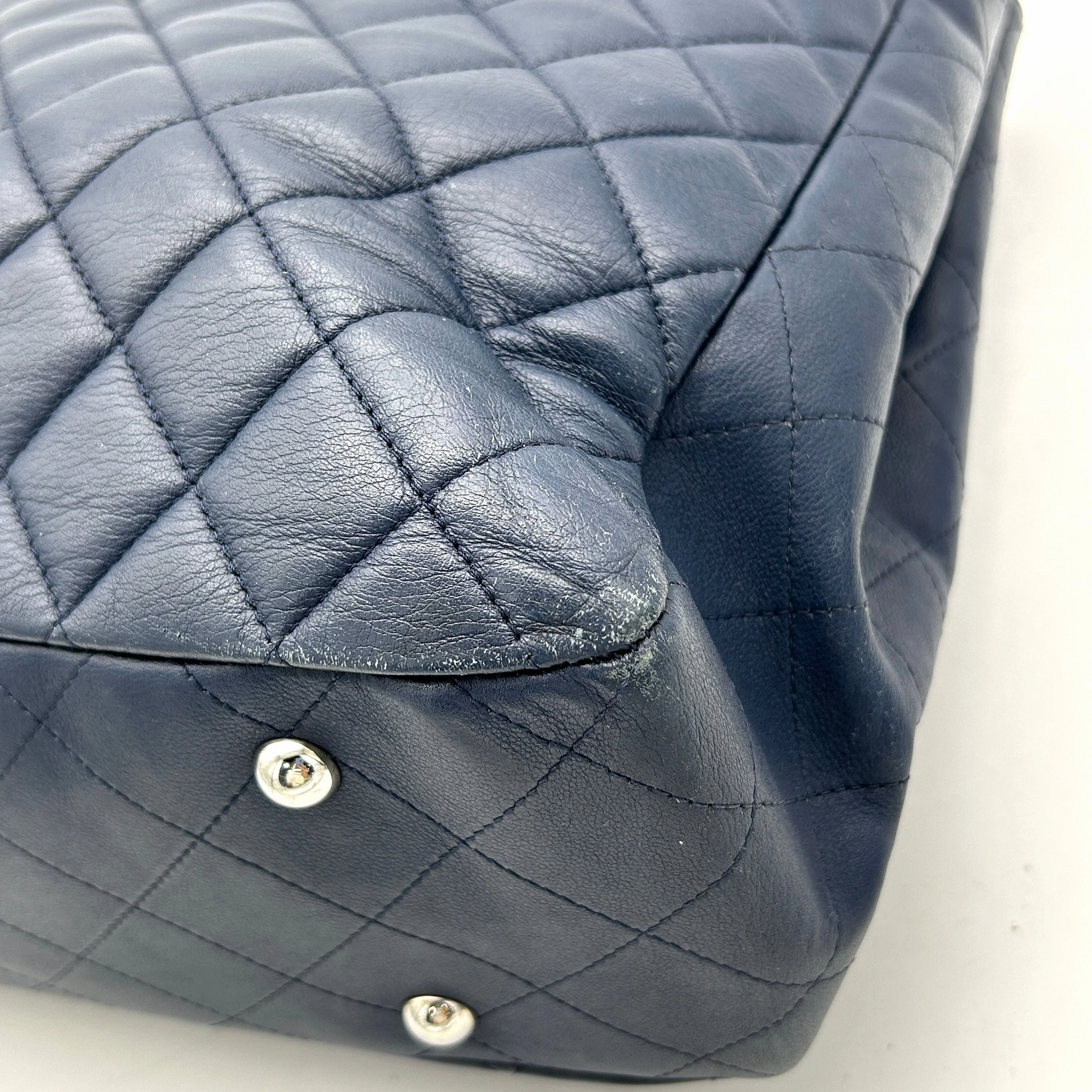 Saint Laurent Chevron Evening Bag - Black Totes, Handbags LA17300