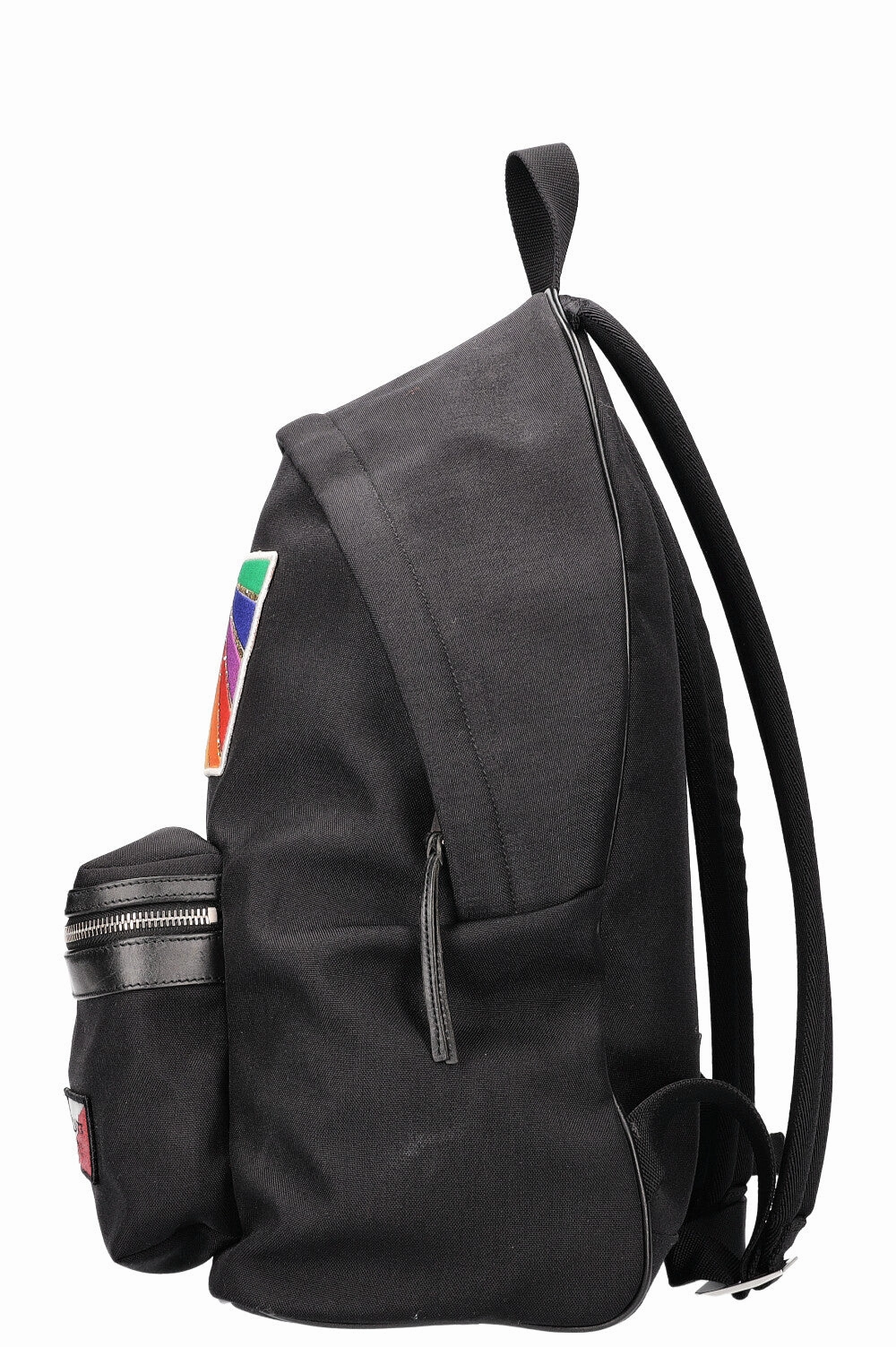 SAINT LAURENT City Backpack with Patches