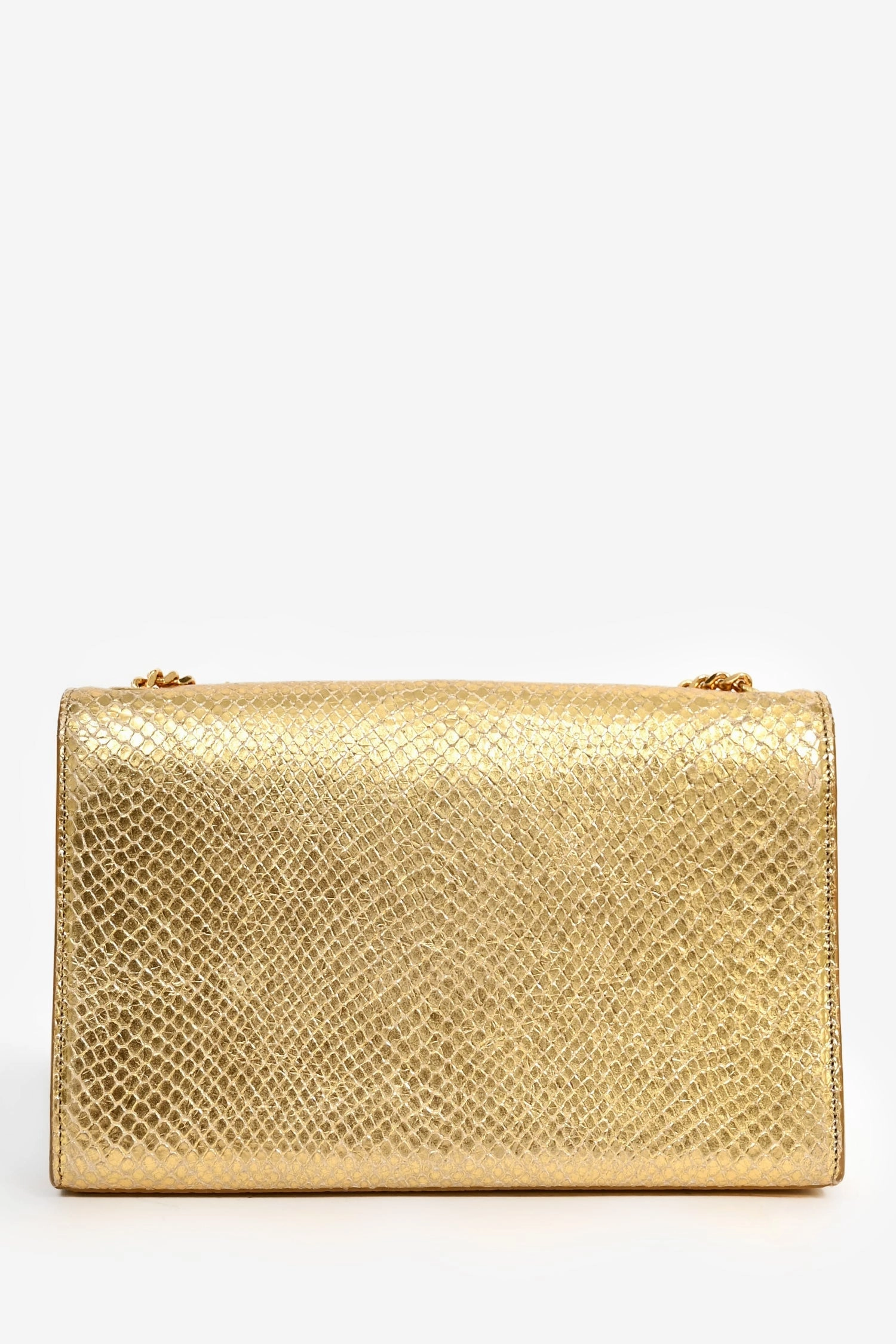 Saint Laurent Gold Tassel Leather Medium Kate Crossbody