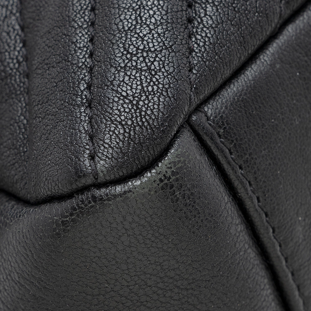 Saint Laurent Matelasse Calfskin Classic Monogram College Large Shoulder Bag (SHF-21810)