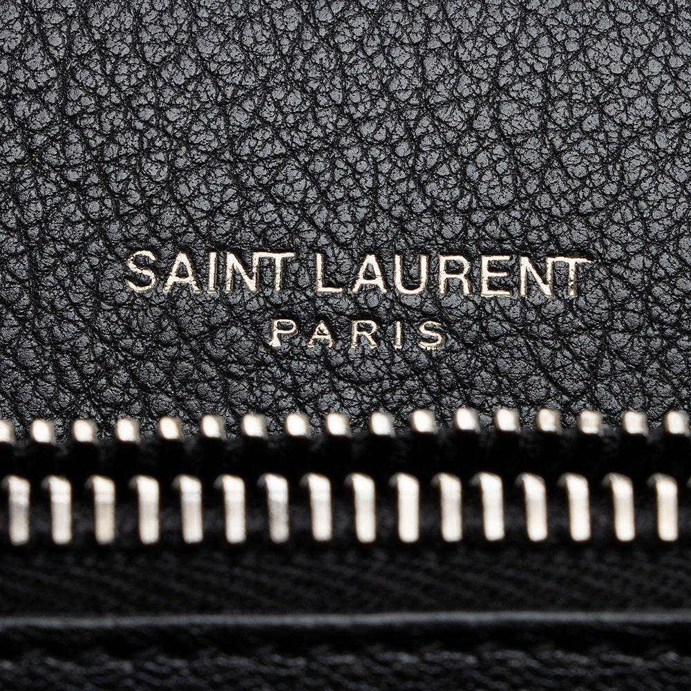Saint Laurent Matelasse Calfskin Classic Monogram College Large Shoulder Bag (SHF-21810)