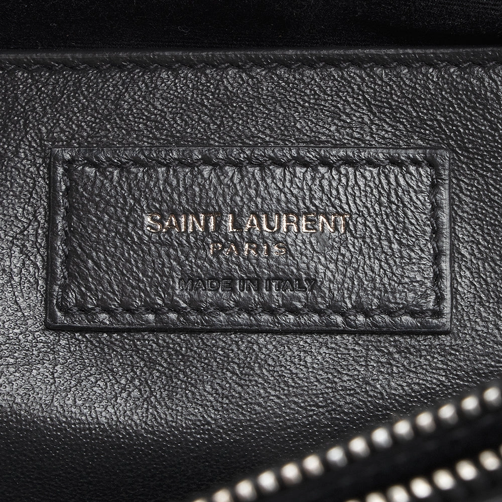 Saint Laurent Matelasse Calfskin Classic Monogram College Large Shoulder Bag (SHF-21810)