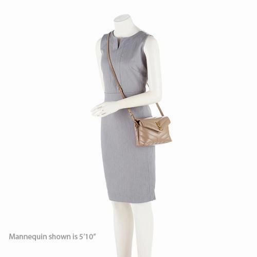 Saint Laurent Matelasse Calfskin Monogram LouLou Toy Crossbody Bag (SHF-vkCgCs)