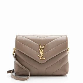 Saint Laurent Matelasse Calfskin Monogram LouLou Toy Crossbody Bag (SHF-vkCgCs)
