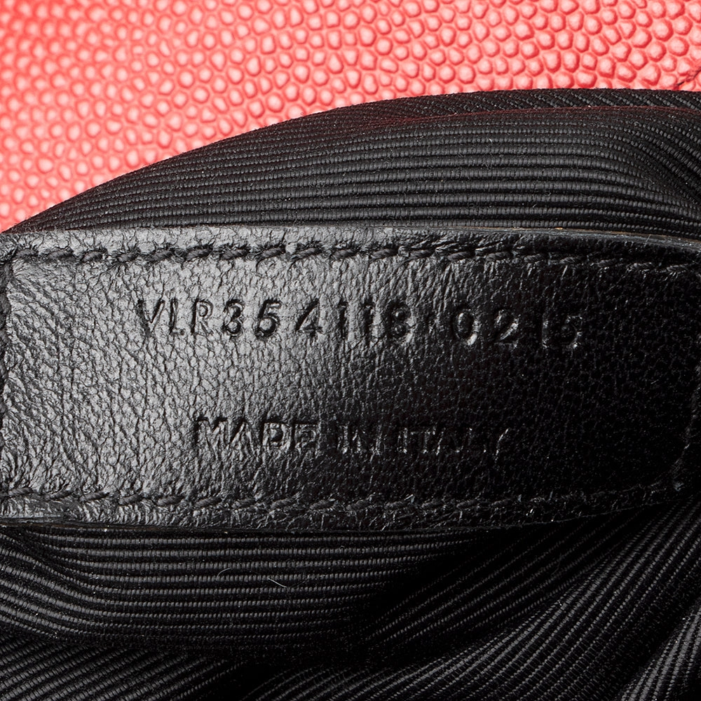 Saint Laurent Matelasse Grain de Poudre Monogram Large Shoulder Bag (SHF-21121)