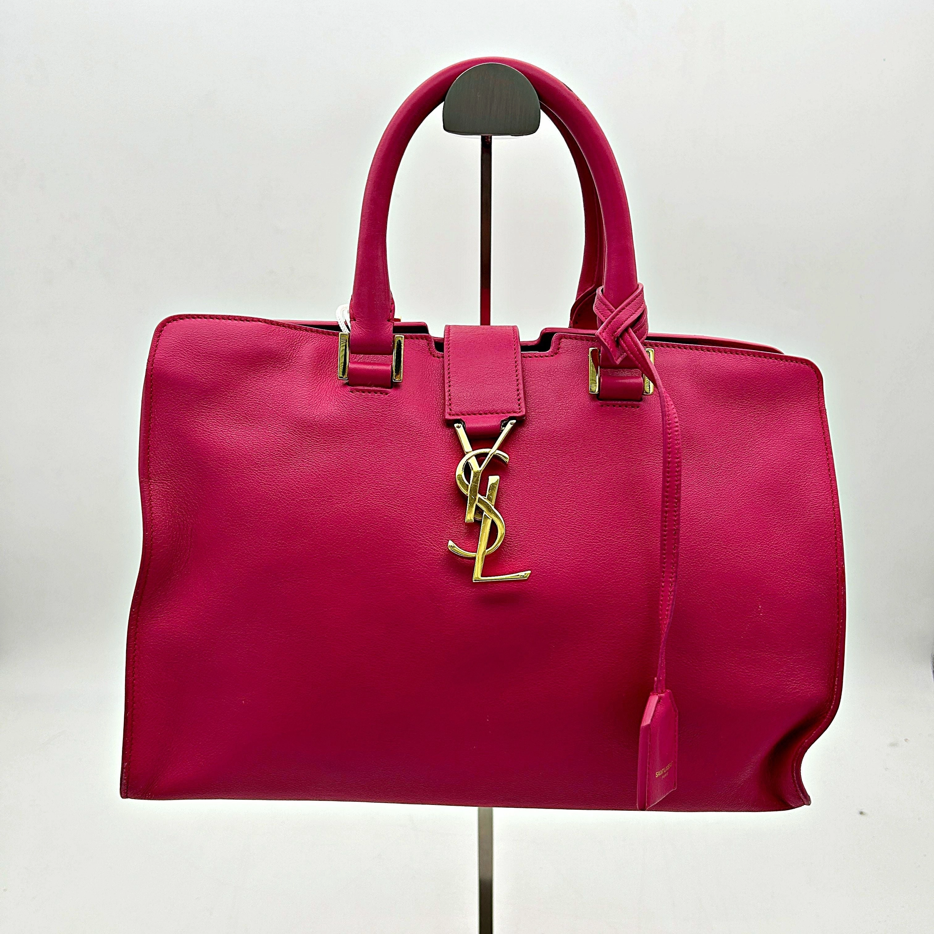 Saint Laurent Medium Classic Y Cabas - Pink Totes, Handbags LA15541