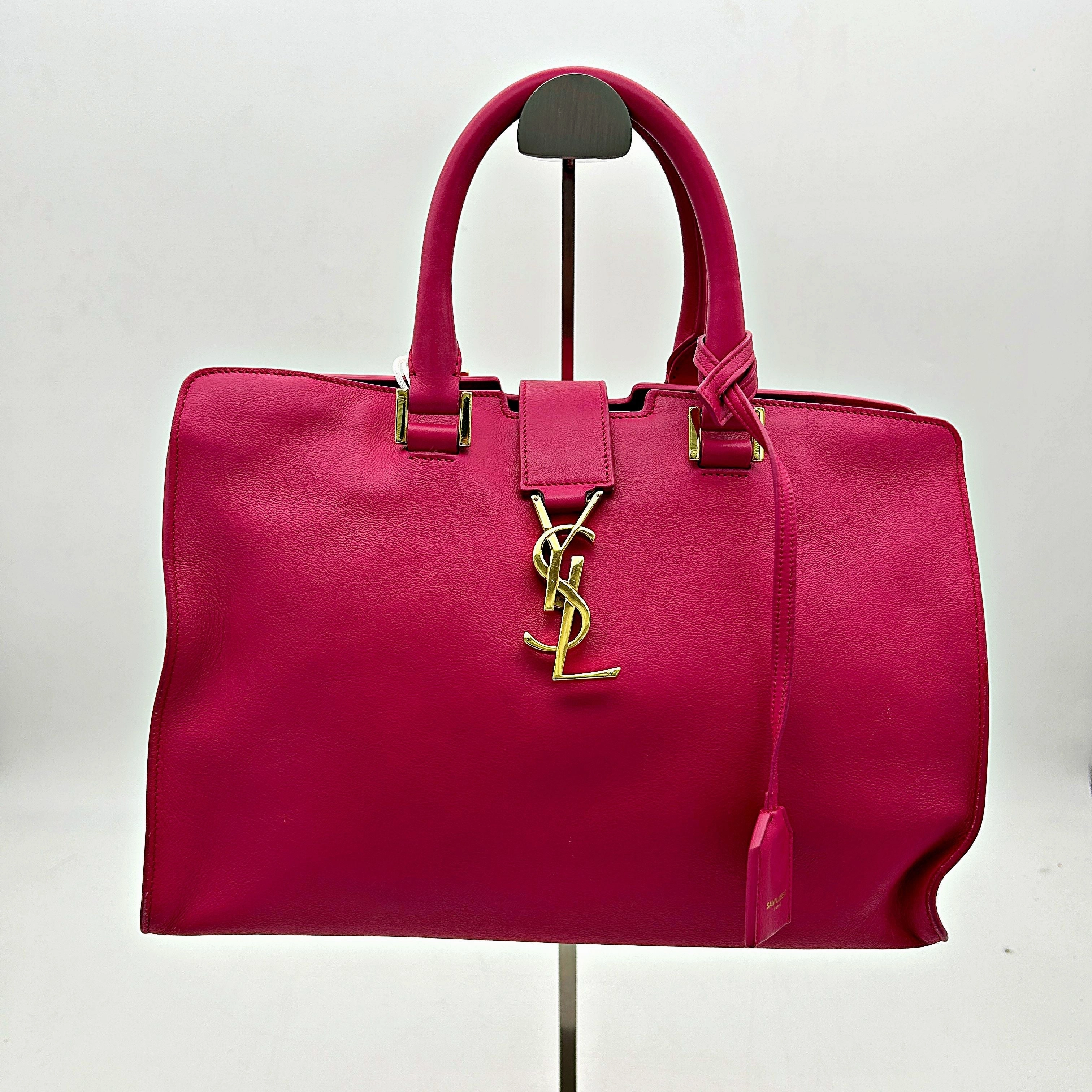 Saint Laurent Medium Classic Y Cabas - Pink Totes, Handbags LA15541