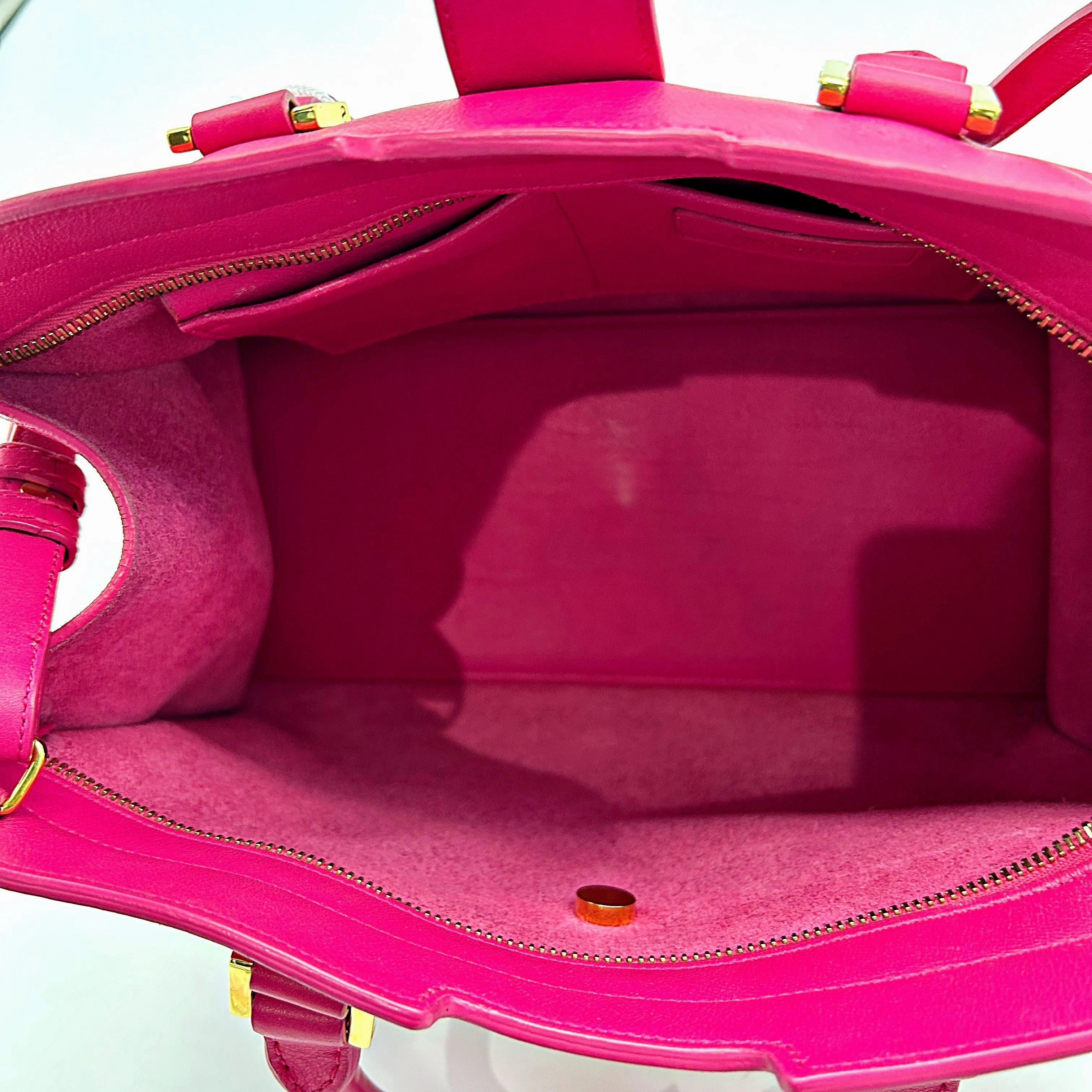 Saint Laurent Medium Classic Y Cabas - Pink Totes, Handbags LA15541