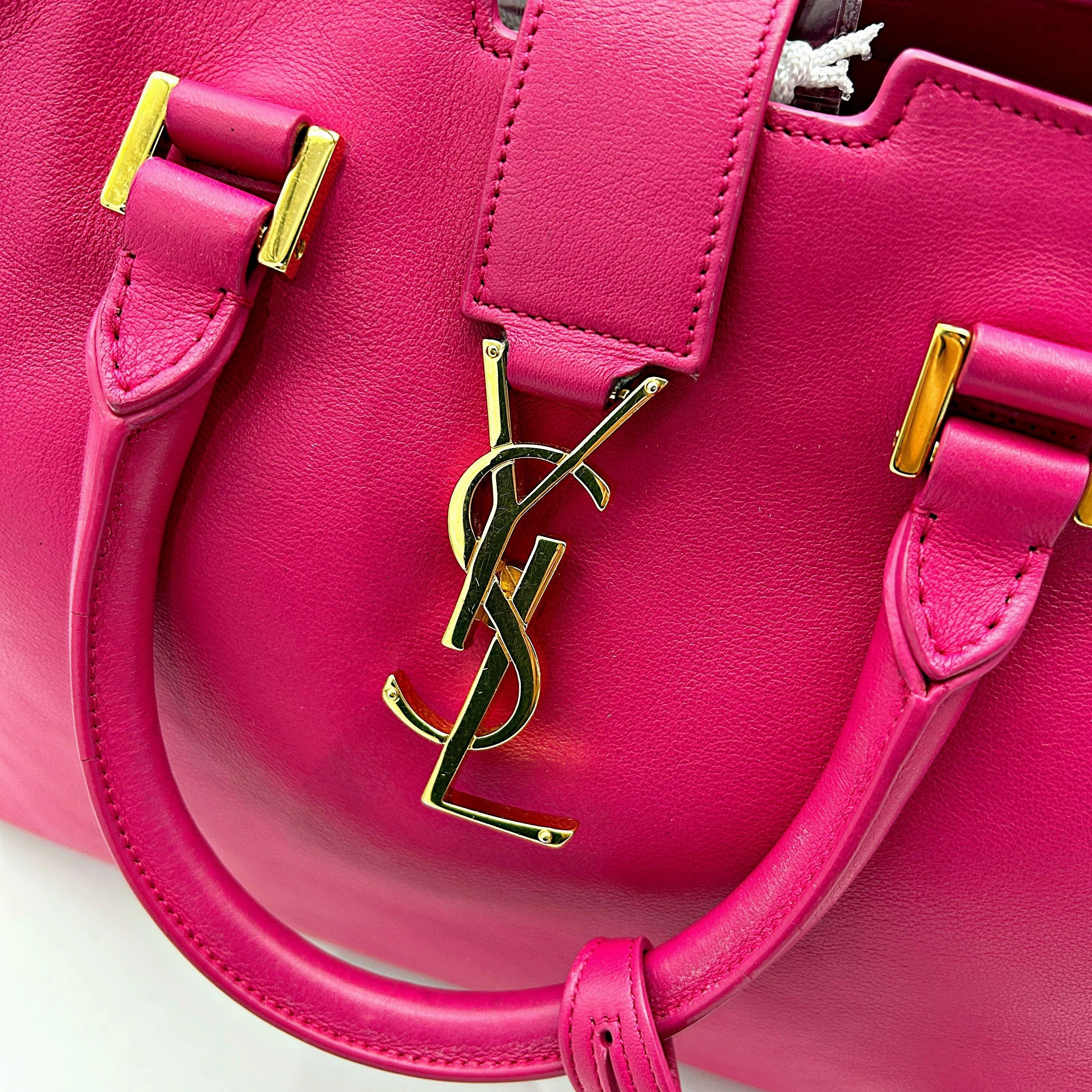 Saint Laurent Medium Classic Y Cabas - Pink Totes, Handbags LA15541