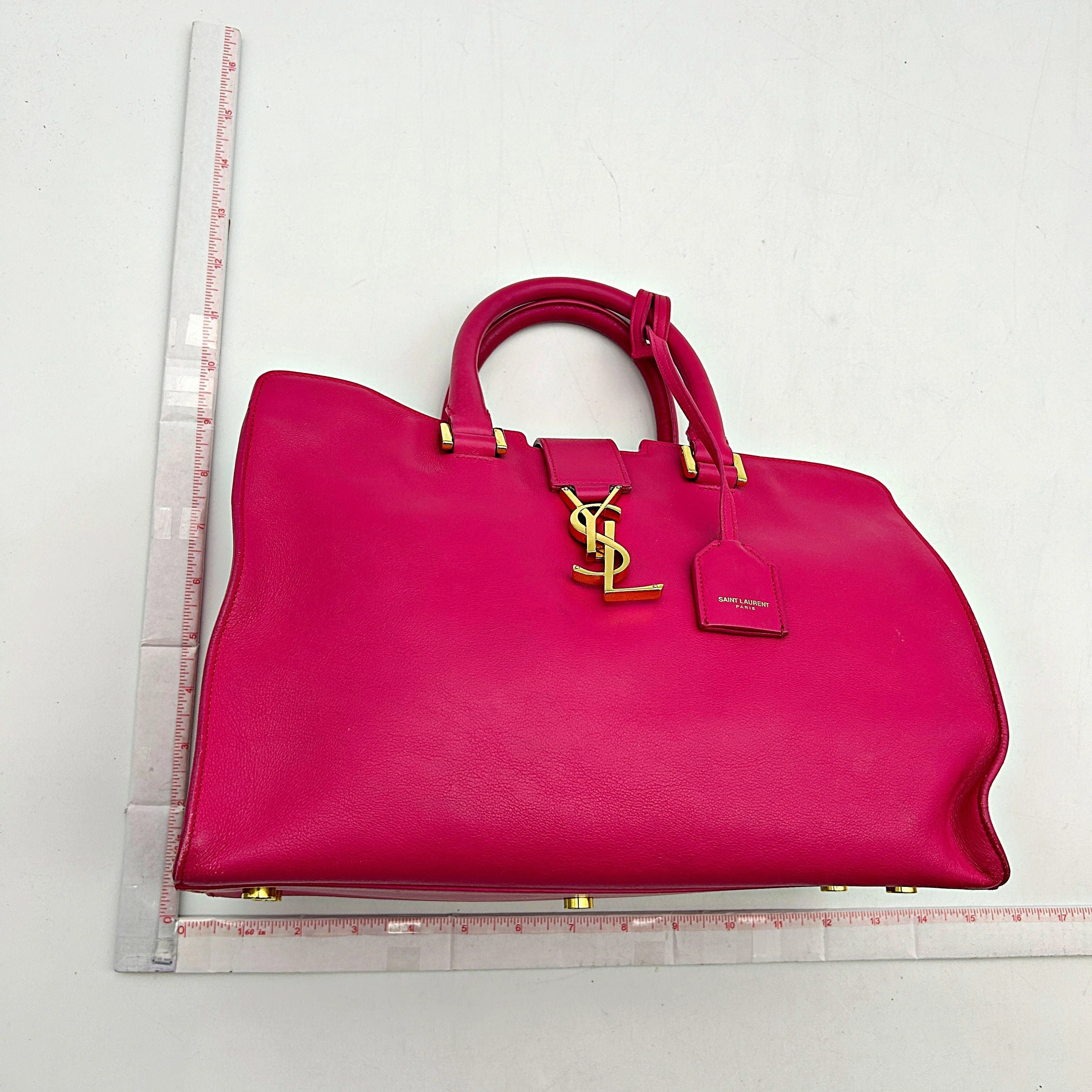 Saint Laurent Medium Classic Y Cabas - Pink Totes, Handbags LA15541
