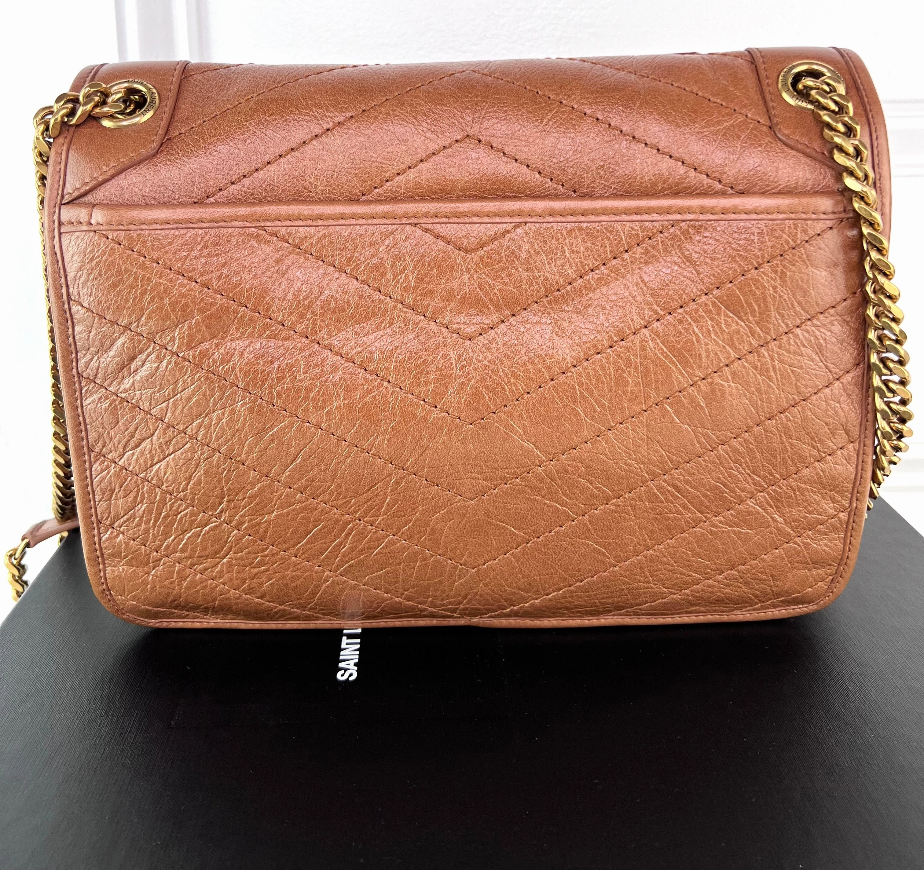 Saint Laurent Niki Medium Quilted Leather Shoulder Bag