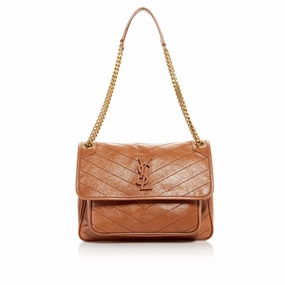 Saint Laurent Niki Medium Quilted Leather Shoulder Bag