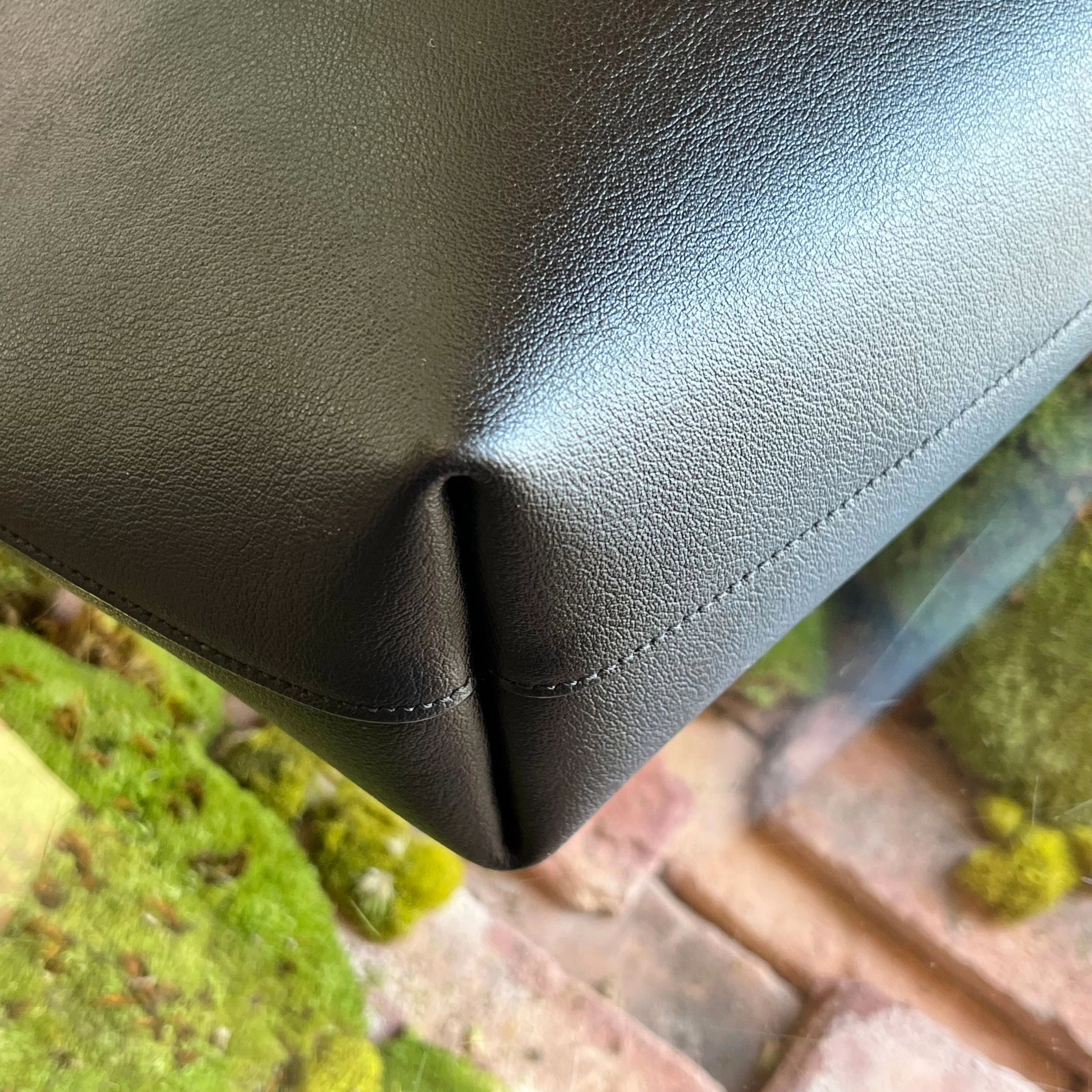 SAINT LAURENT North South Shopper Calfskin Leather Tote Bag