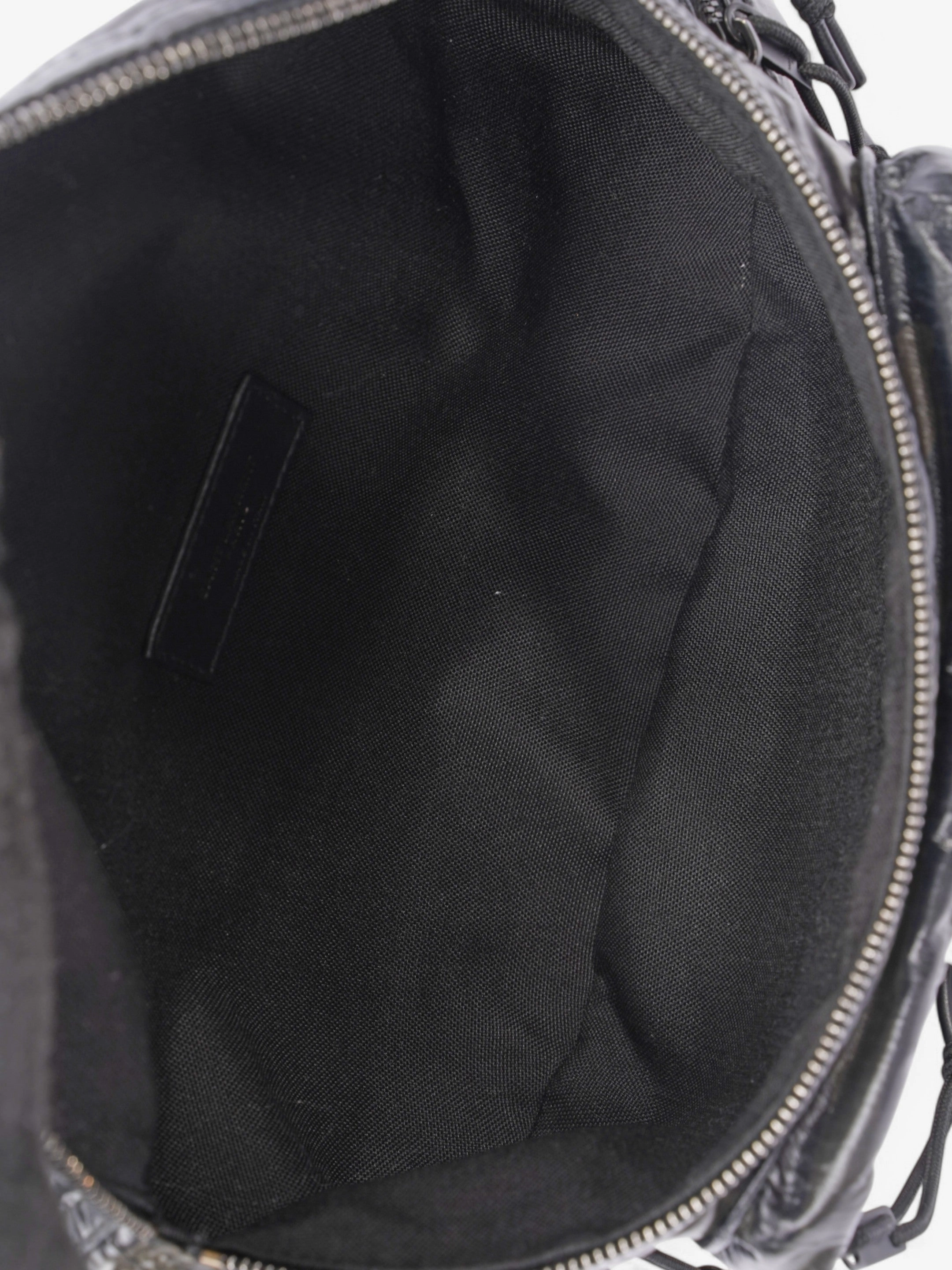 Saint Laurent Nuxx Crossbody bag Black / Khaki Nylon