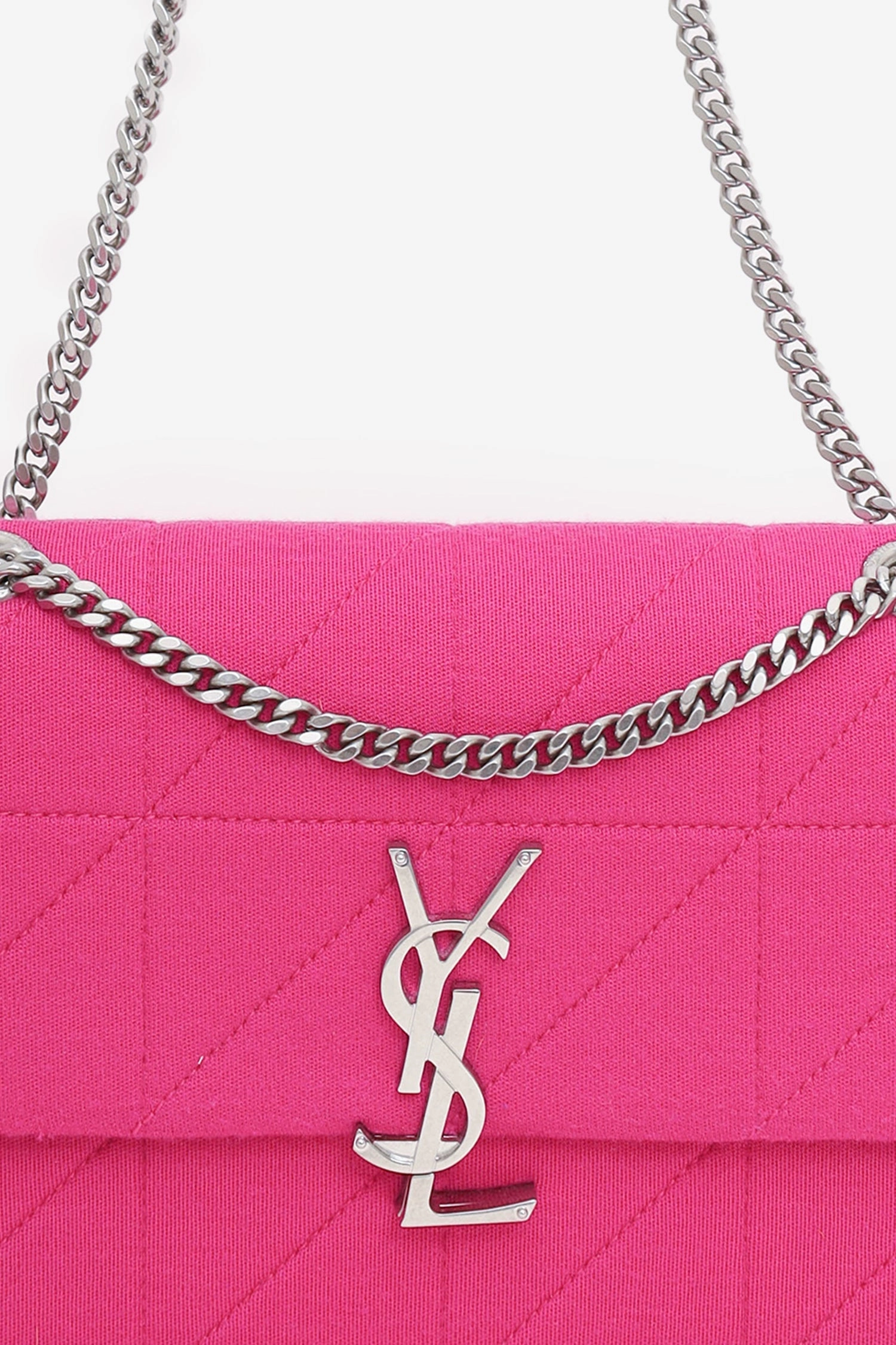 Saint Laurent Pink Jersey Medium Jamie Bag