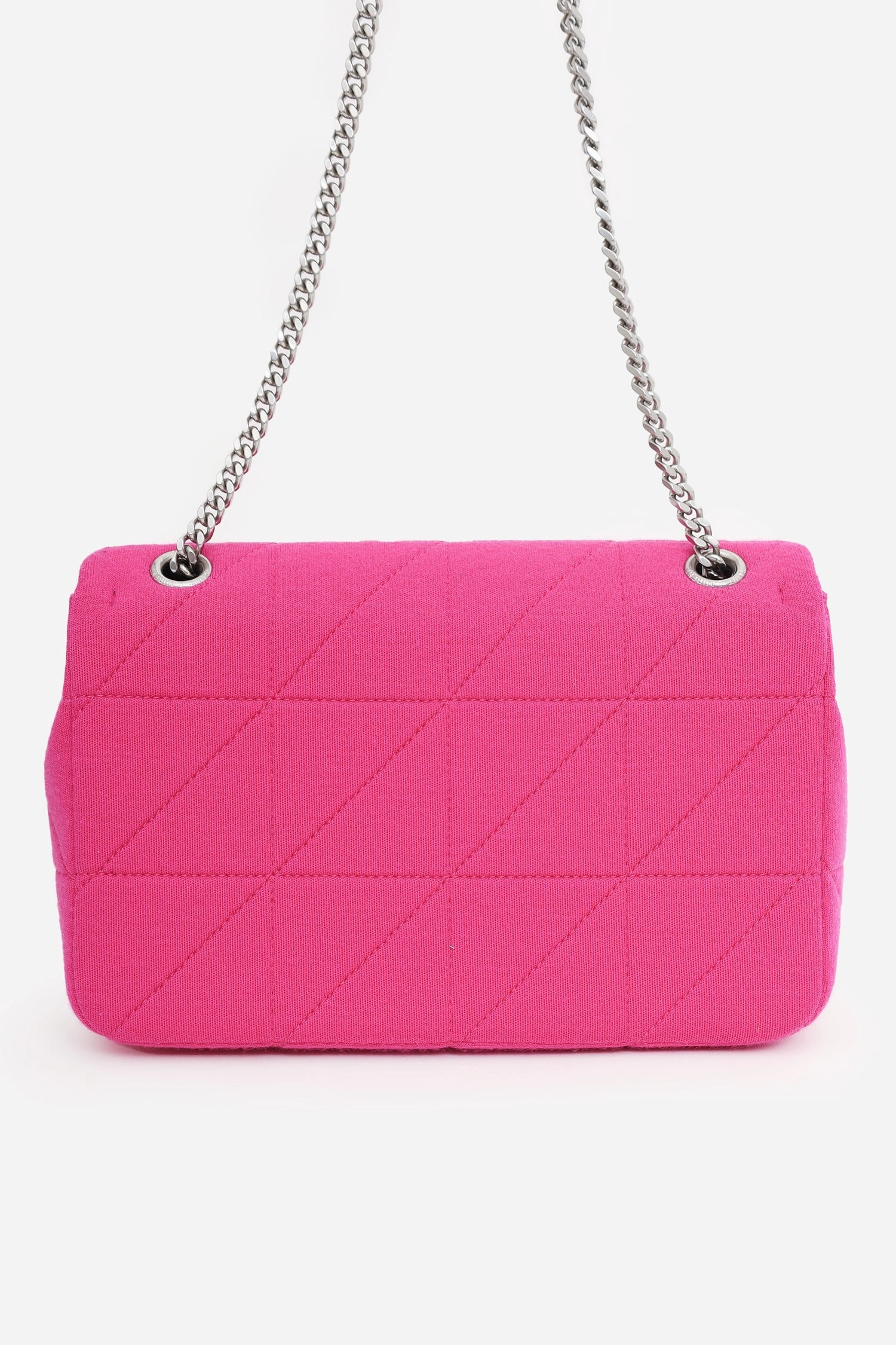 Saint Laurent Pink Jersey Medium Jamie Bag