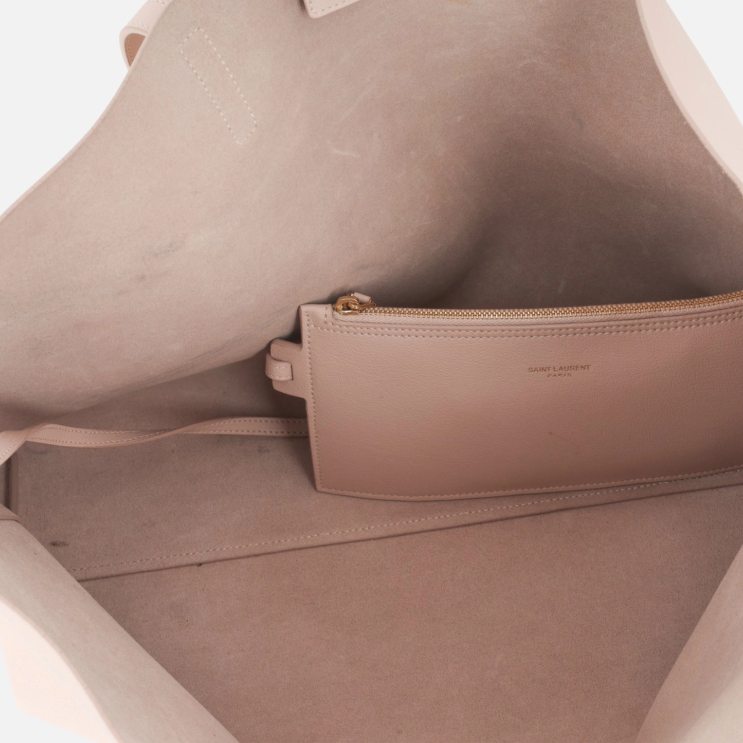 Saint Laurent Saint Laurent - E/W Shopper Tote - Blush Calfskin GHW - Pre-loved