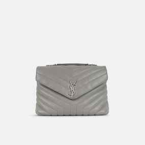 Saint Laurent Saint Laurent - Medium Loulou Bag - Grey Calfskin SHW - pre-loved