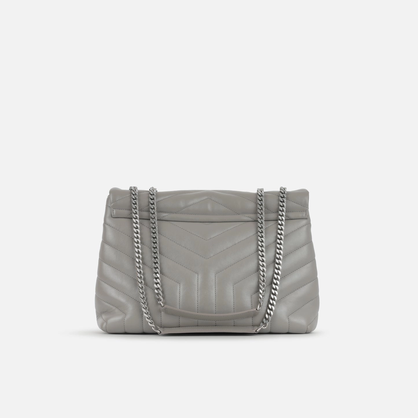 Saint Laurent Saint Laurent - Medium Loulou Bag - Grey Calfskin SHW - pre-loved