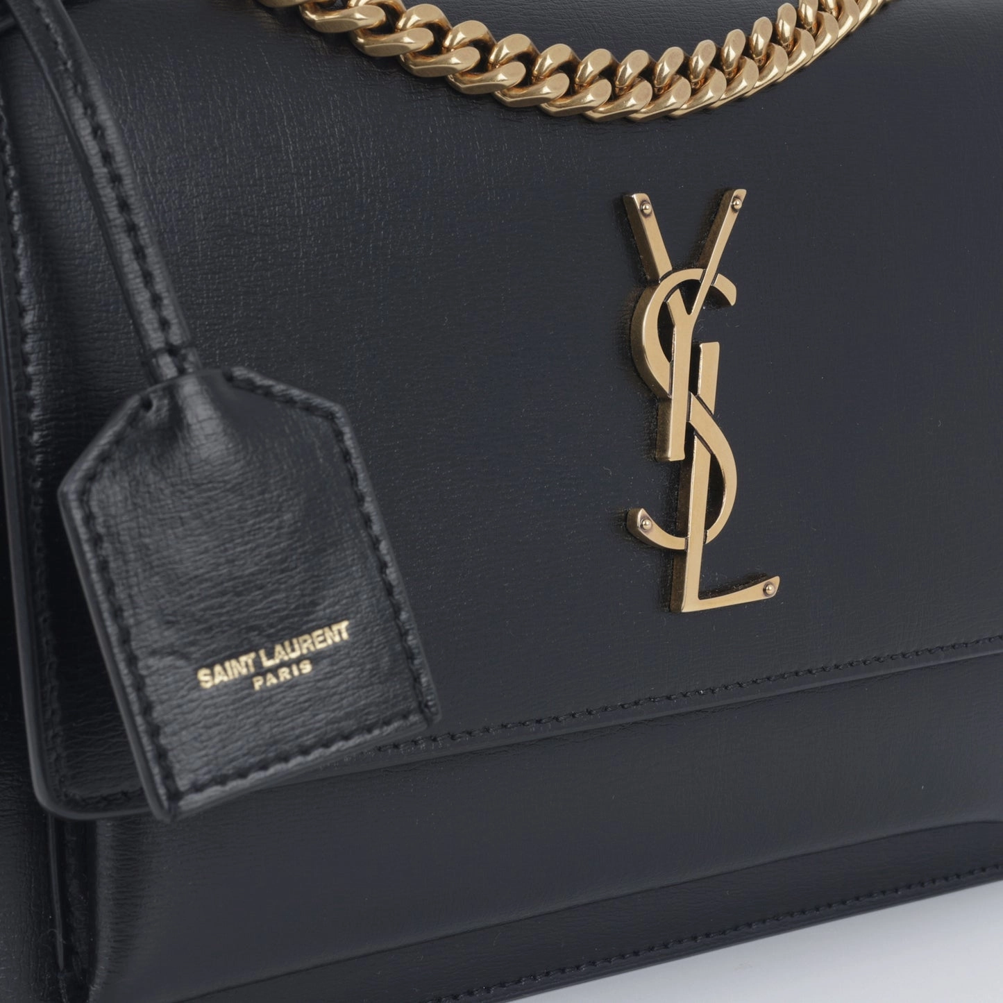 Saint Laurent Saint Laurent - Sunset Medium - Black Calfskin leather GHW - 2020