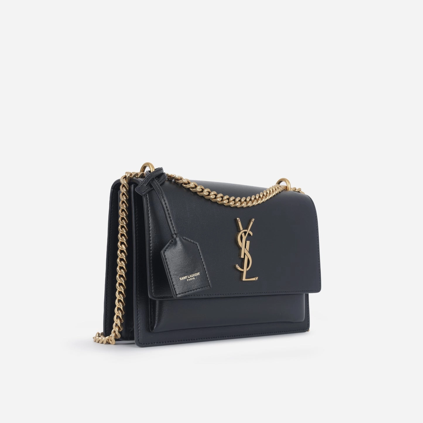 Saint Laurent Saint Laurent - Sunset Medium - Black Calfskin leather GHW - 2020