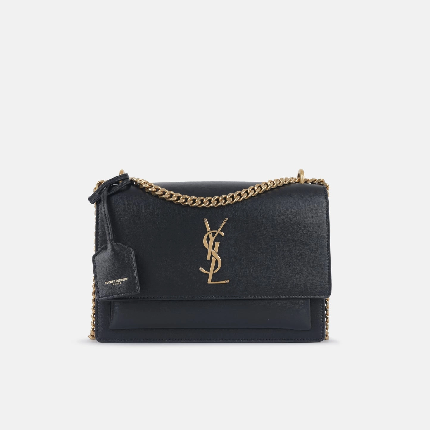 Saint Laurent Saint Laurent - Sunset Medium - Black Calfskin leather GHW - 2020