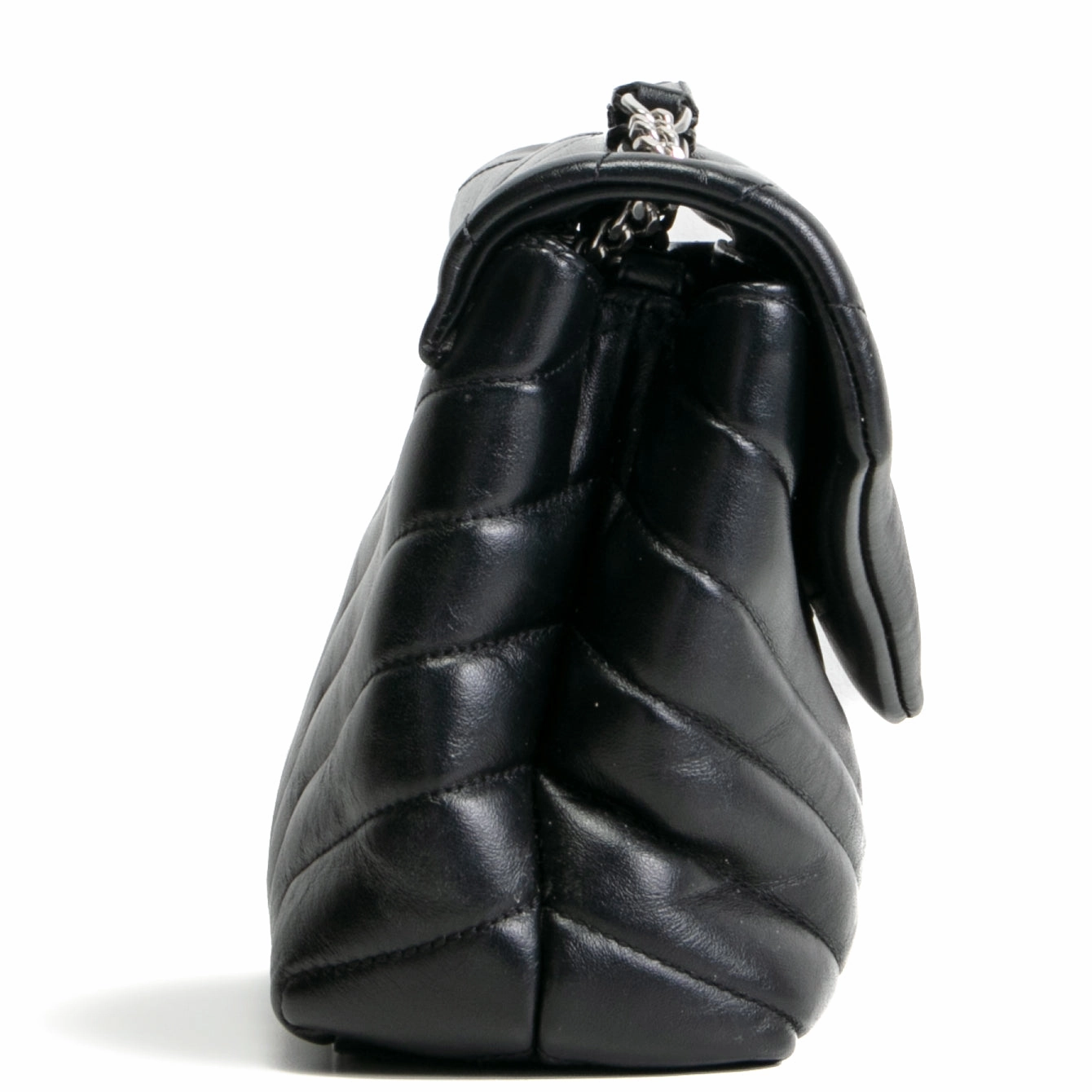 SAINT LAURENT Small LouLou Shoulder - Black