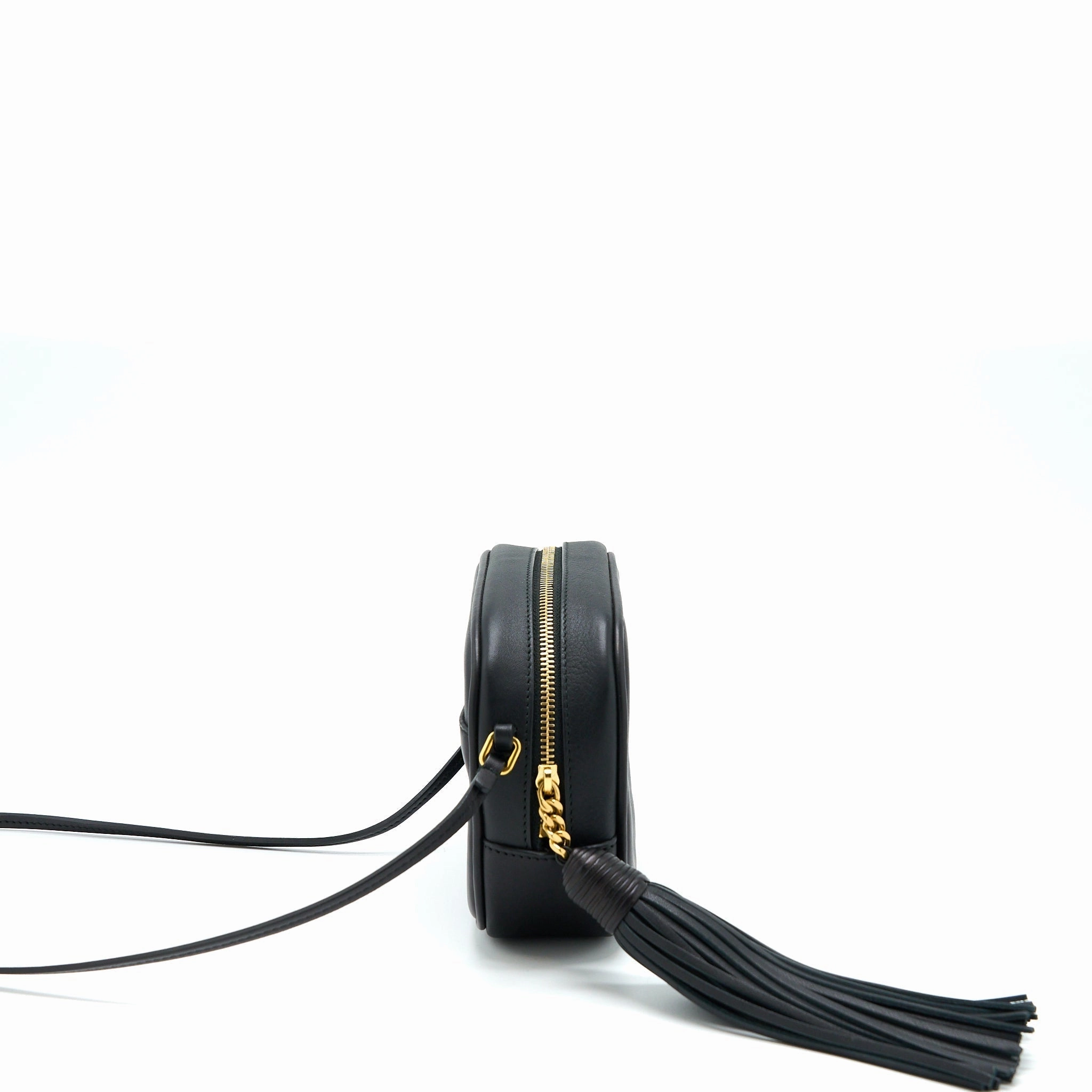 Saint Laurent/ YSL Mini Camera Crossbody Bag Black GHW