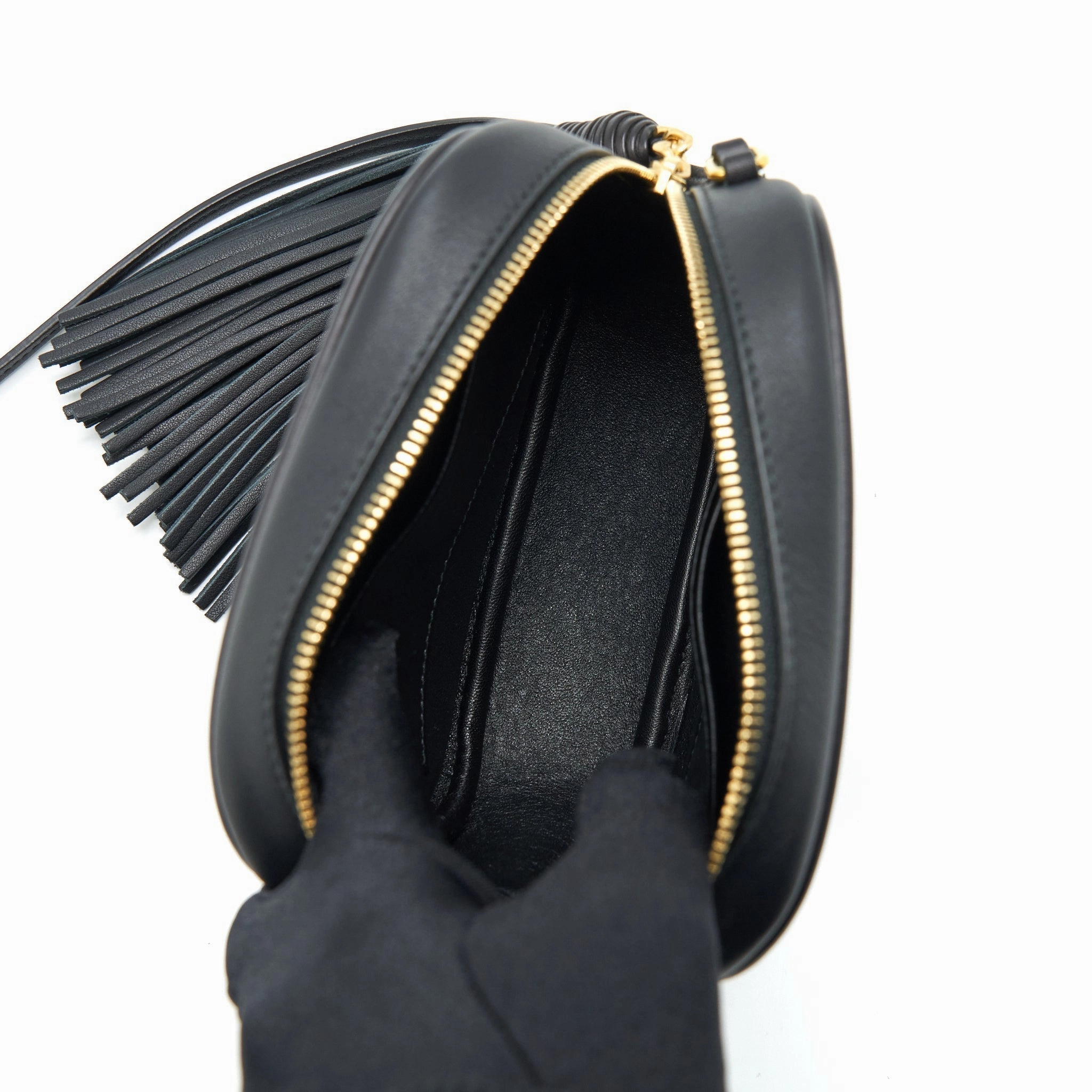 Saint Laurent/ YSL Mini Camera Crossbody Bag Black GHW