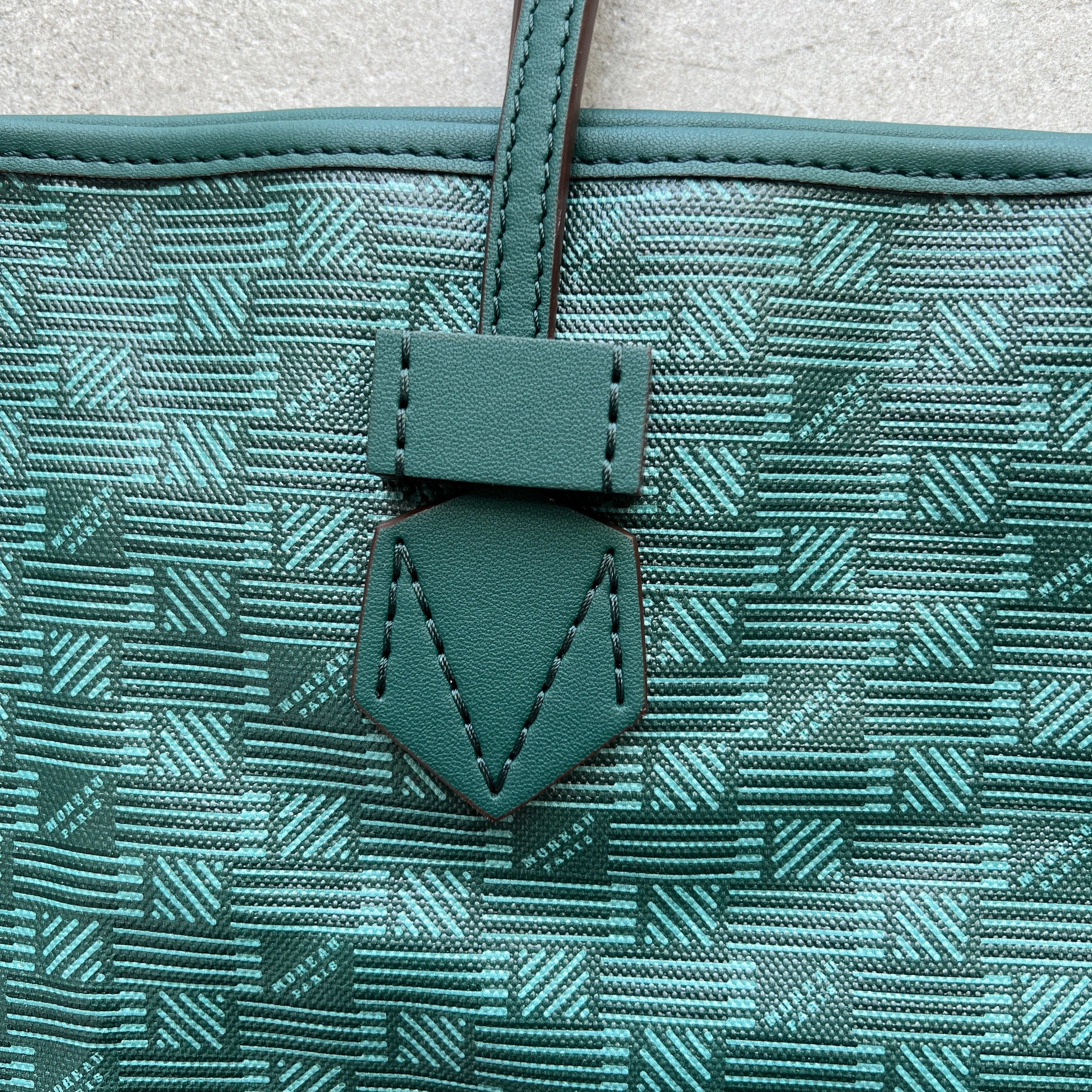 Saint Tropez Open Tote MM, Dark Green