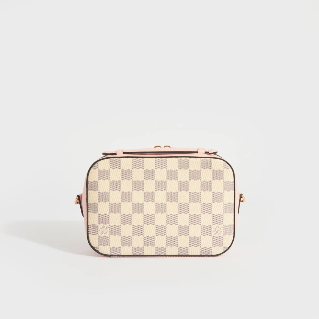 Saintonge Shoulder Bag in Damier Azur Canvas