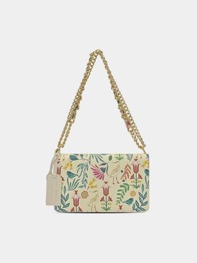 Saras Print Medium Flap Sling Bag