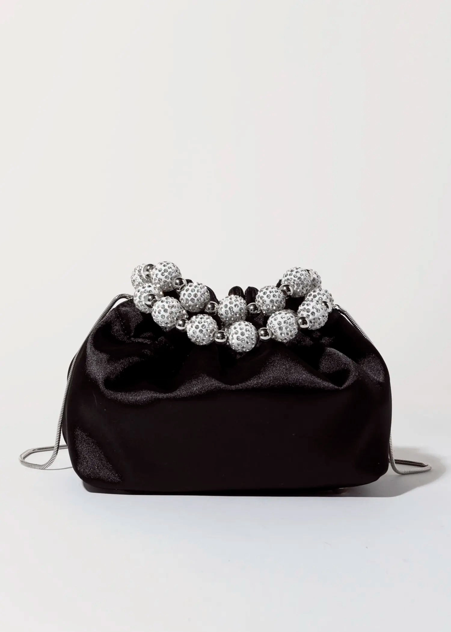 Satin Bucket Bag
