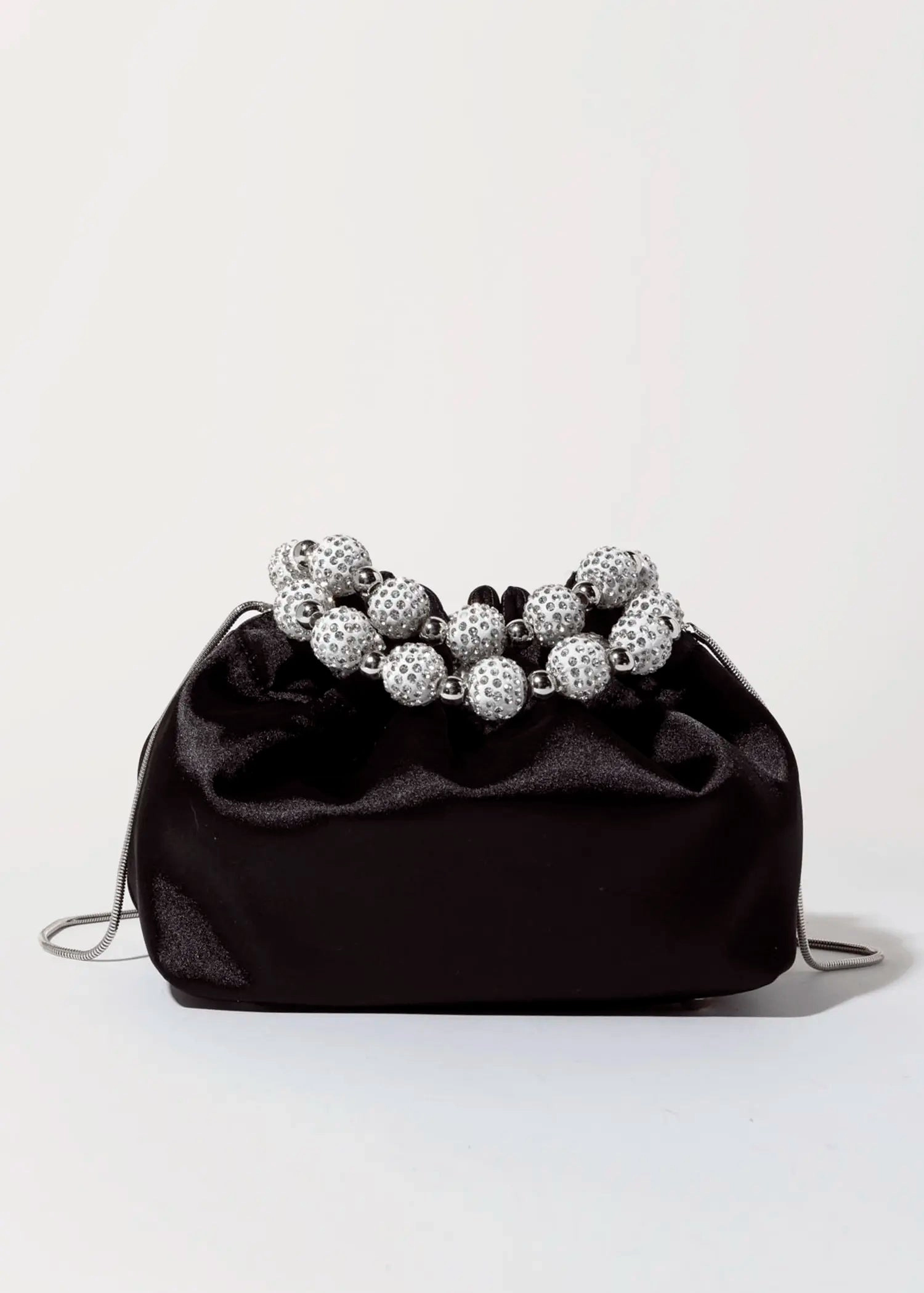 Satin Bucket Bag