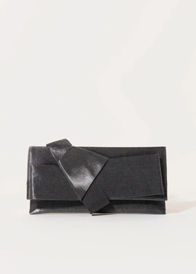 Satin Knot Clutch