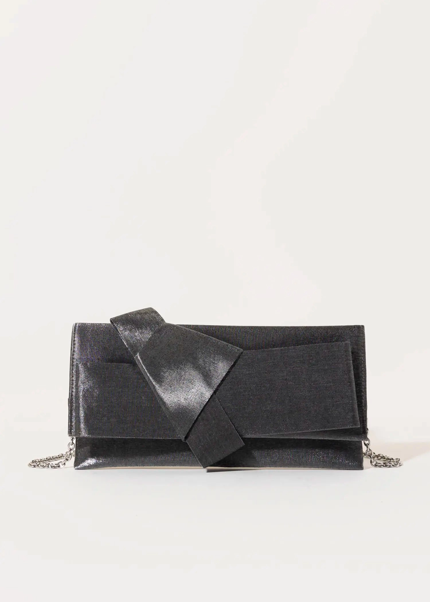 Satin Knot Clutch